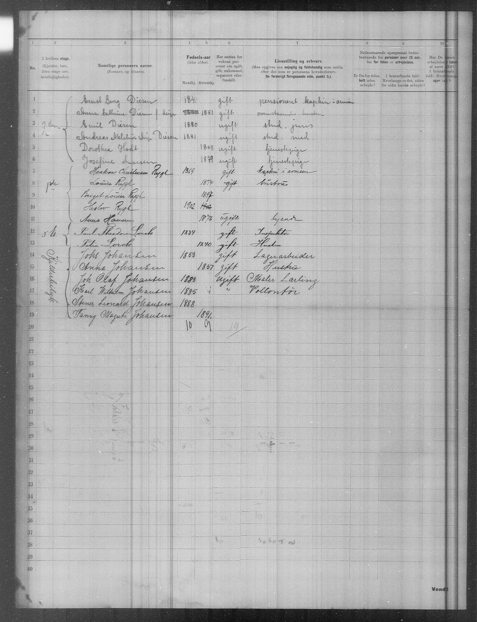 OBA, Municipal Census 1902 for Kristiania, 1902, p. 21365