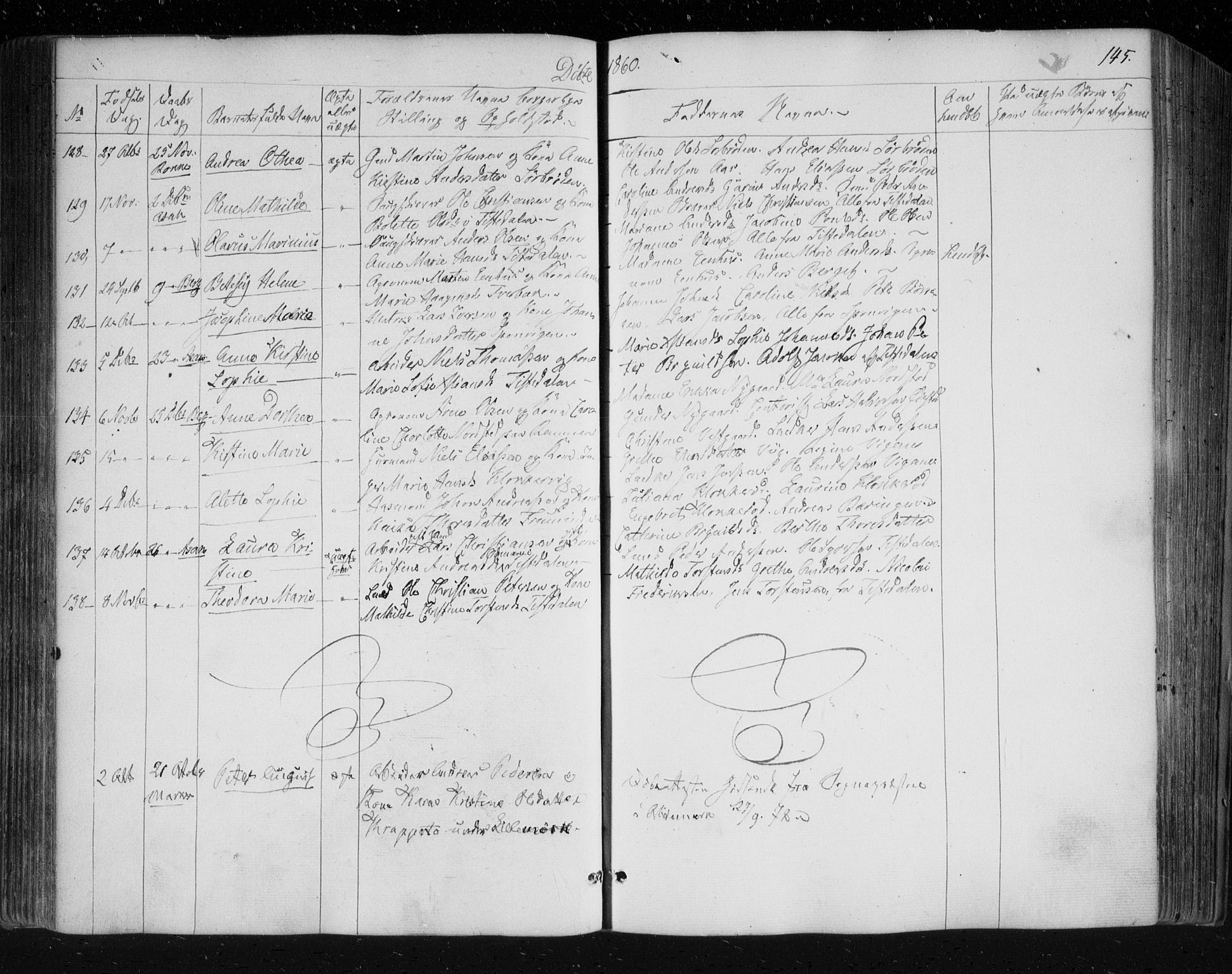 Berg prestekontor Kirkebøker, SAO/A-10902/F/Fa/L0004: Parish register (official) no. I 4, 1843-1860, p. 145