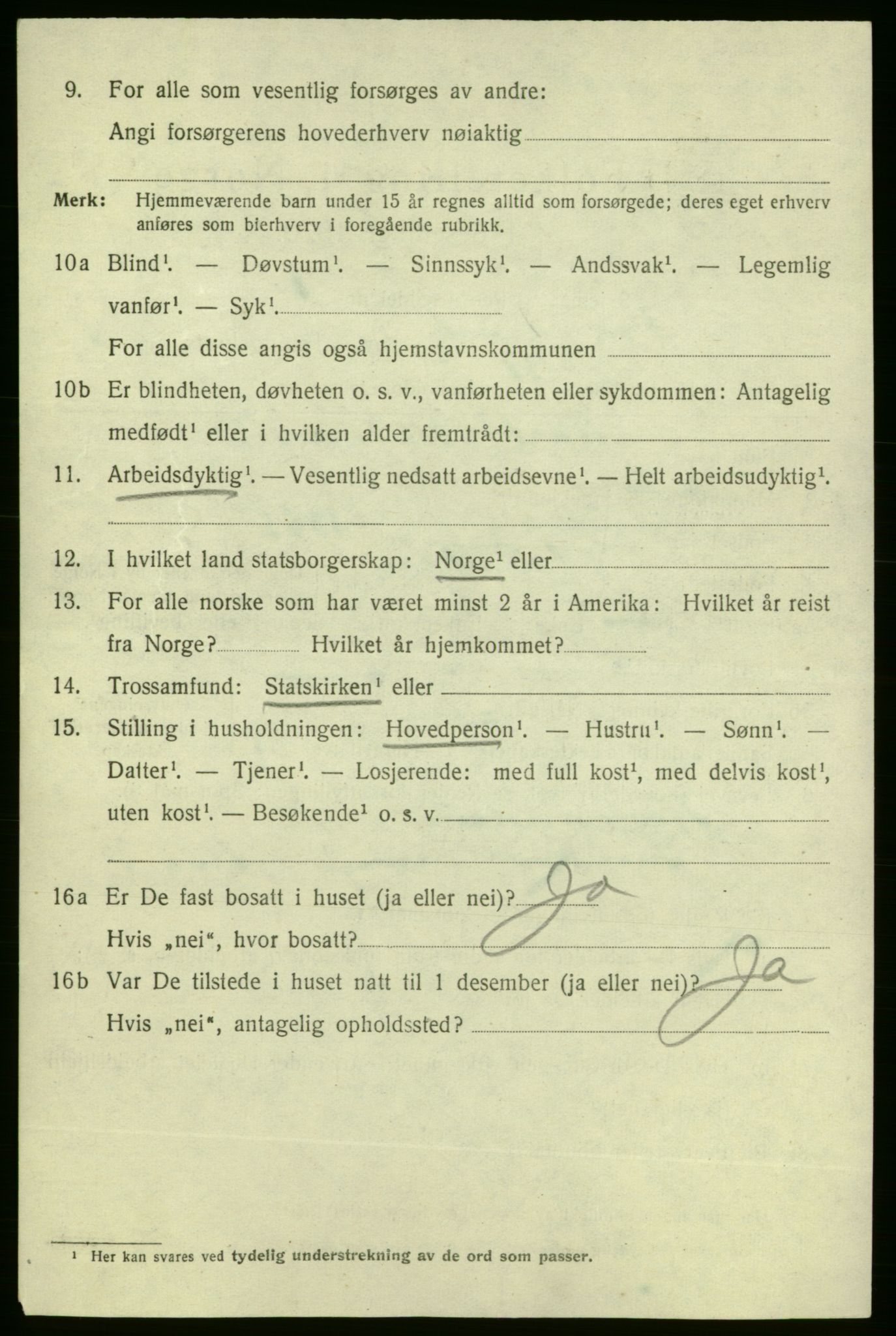 SAO, 1920 census for Fredrikshald, 1920, p. 8868