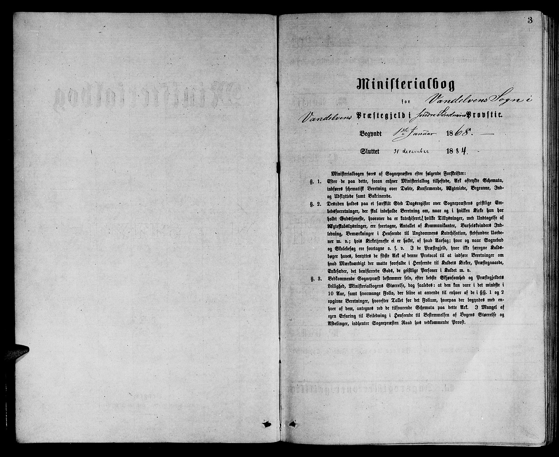 Ministerialprotokoller, klokkerbøker og fødselsregistre - Møre og Romsdal, SAT/A-1454/501/L0016: Parish register (copy) no. 501C02, 1868-1884, p. 3