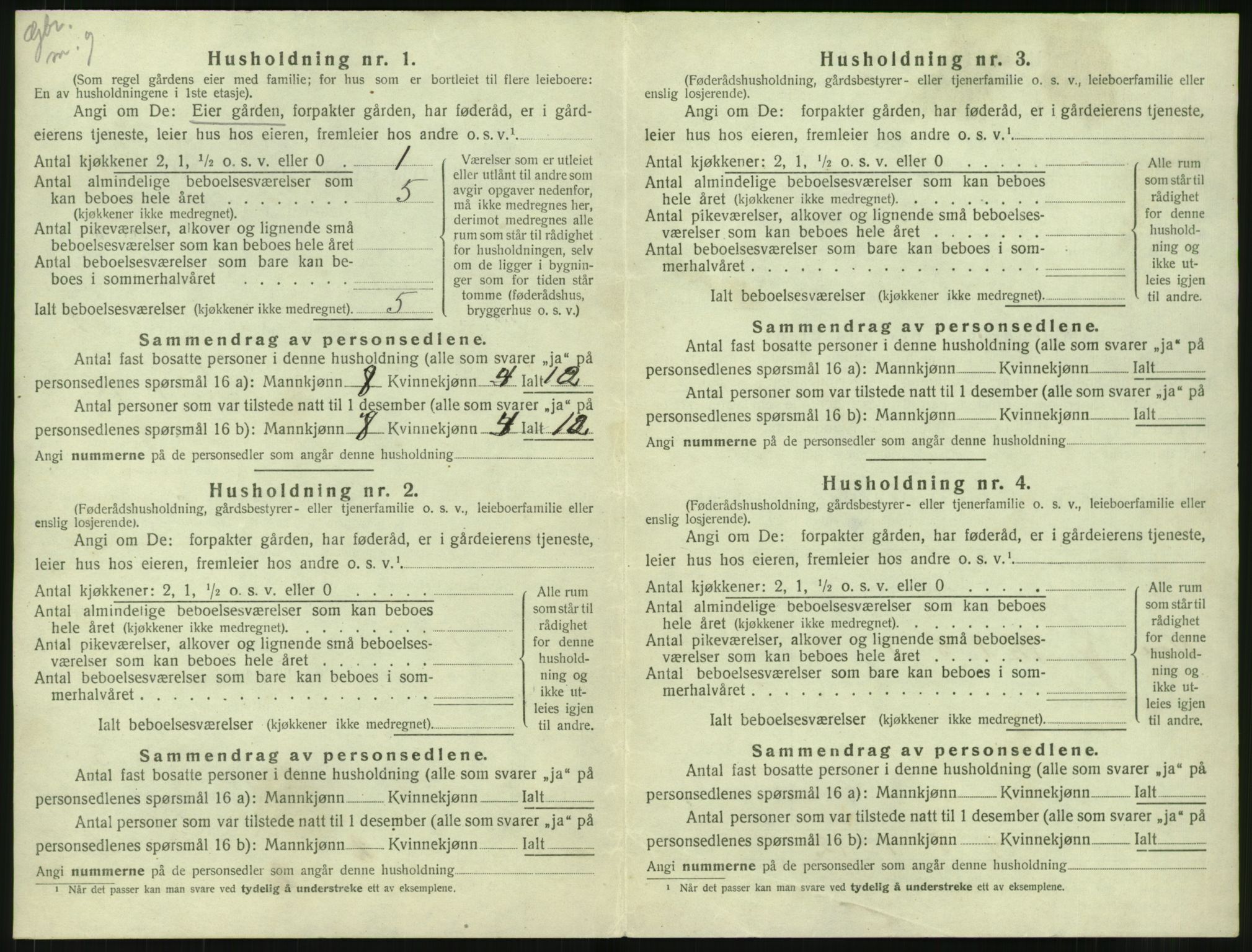 SAT, 1920 census for Vigra, 1920, p. 79