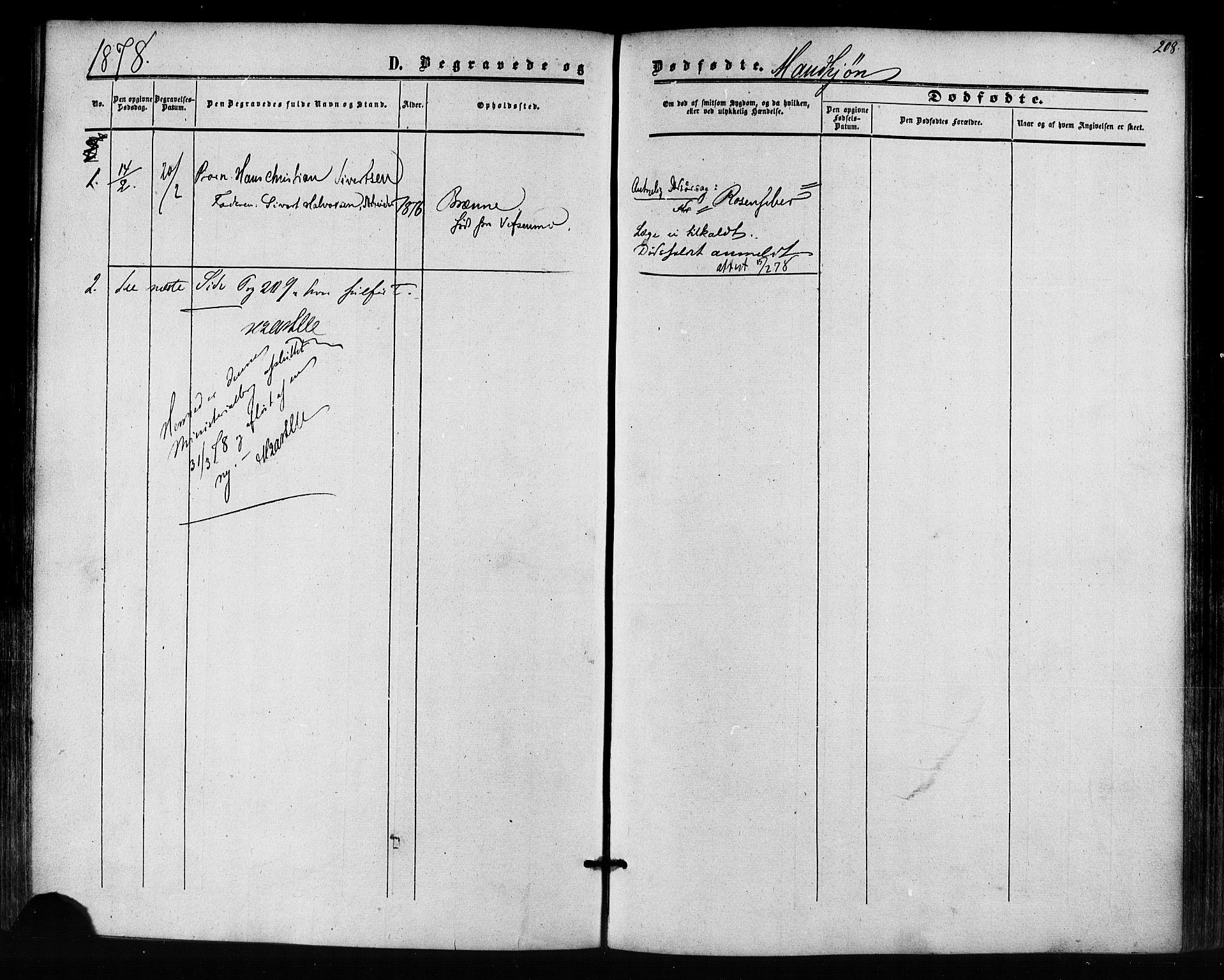 Ministerialprotokoller, klokkerbøker og fødselsregistre - Nordland, AV/SAT-A-1459/823/L0324: Parish register (official) no. 823A01, 1860-1878, p. 208