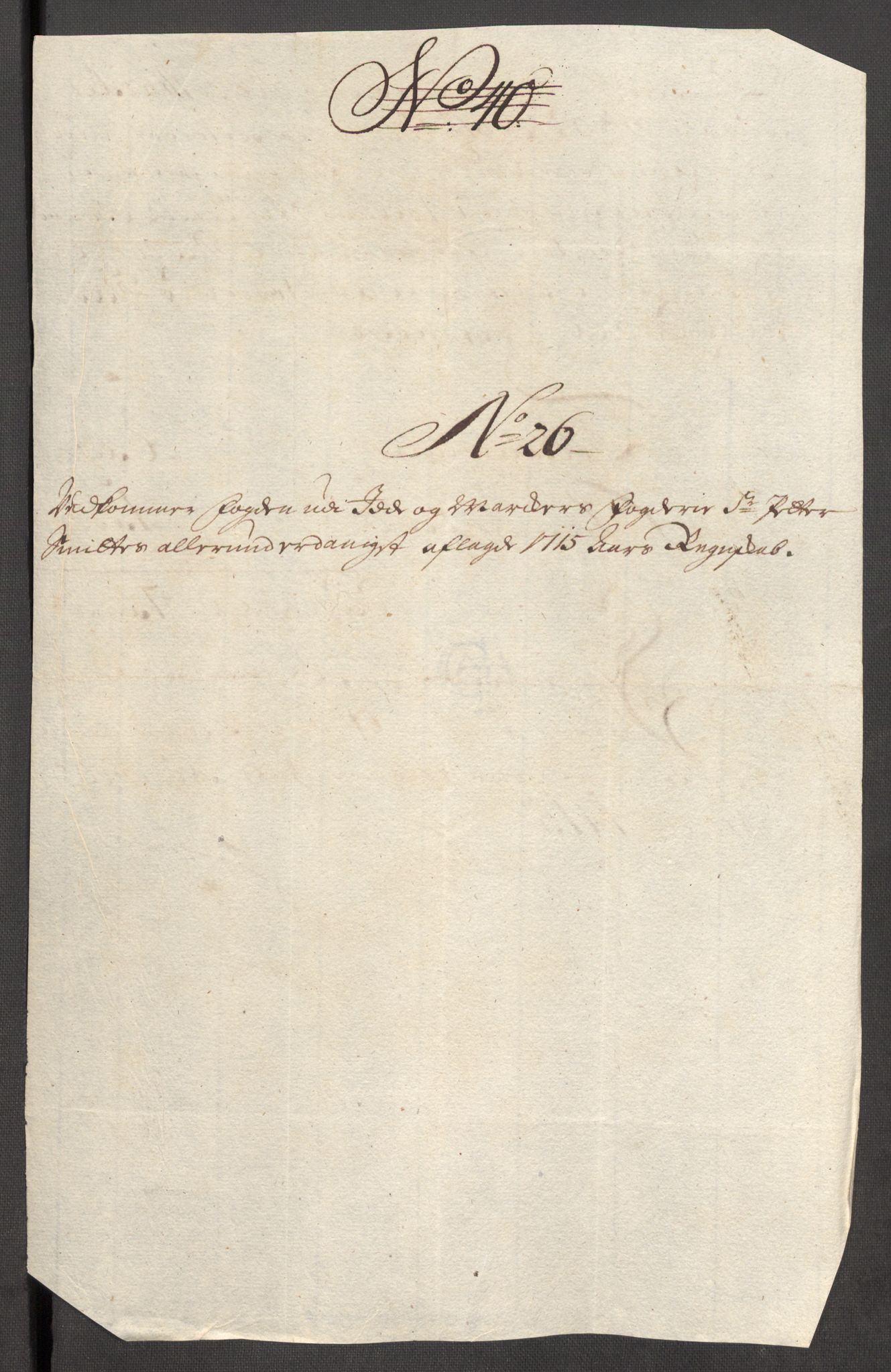 Rentekammeret inntil 1814, Reviderte regnskaper, Fogderegnskap, AV/RA-EA-4092/R01/L0023: Fogderegnskap Idd og Marker, 1715-1716, p. 186