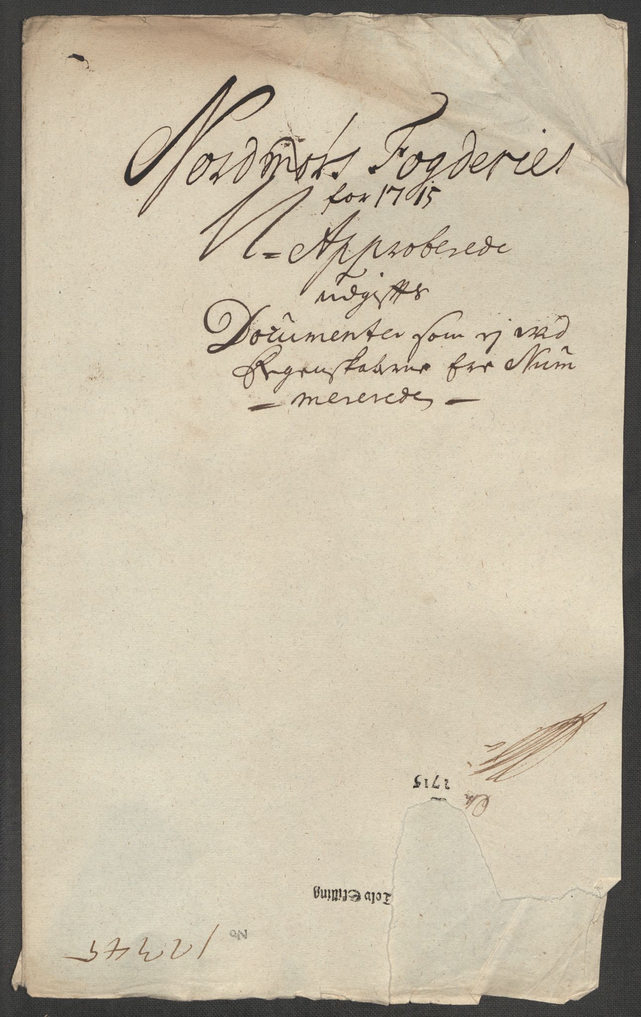 Rentekammeret inntil 1814, Reviderte regnskaper, Fogderegnskap, RA/EA-4092/R56/L3748: Fogderegnskap Nordmøre, 1714-1715, p. 600