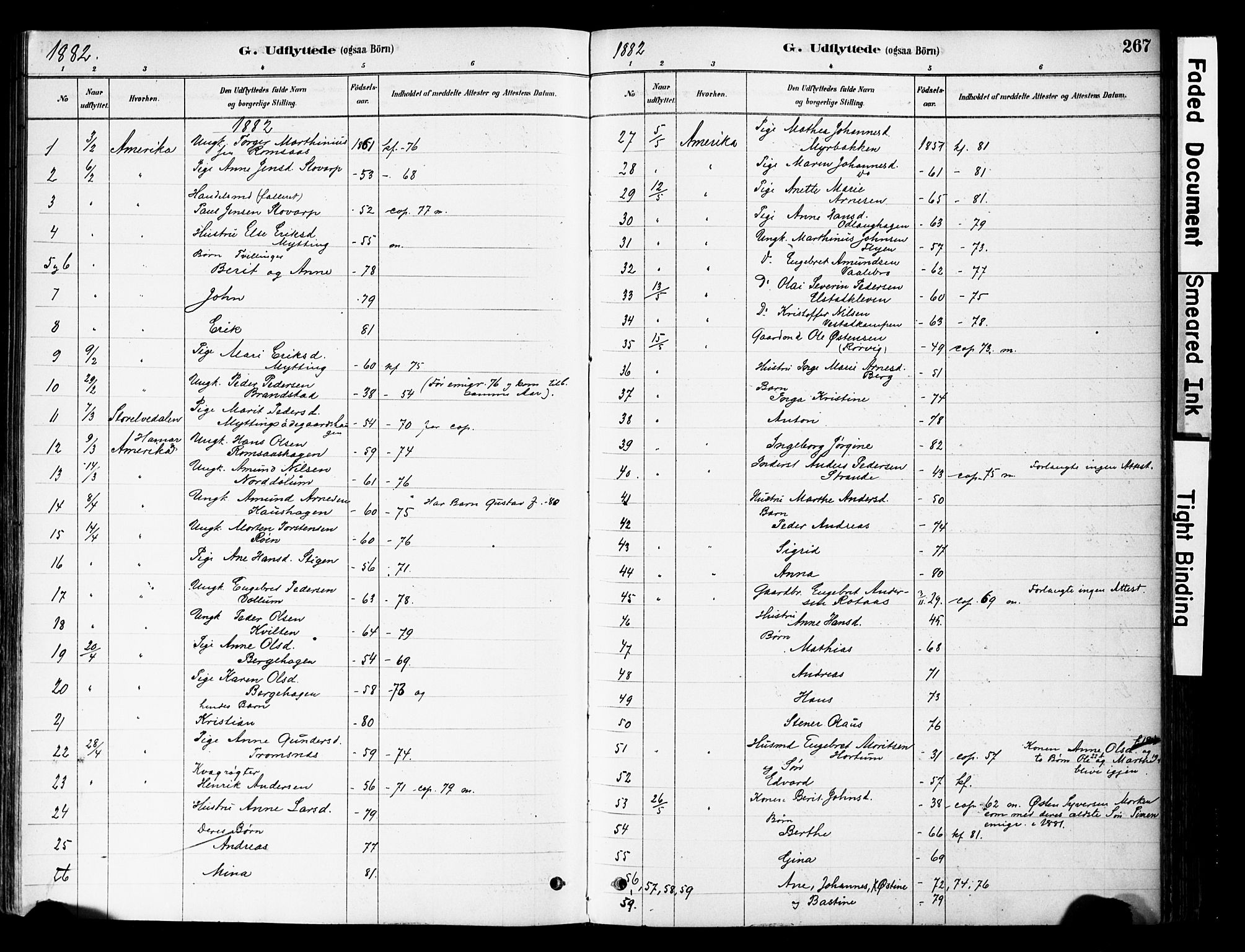 Ringebu prestekontor, SAH/PREST-082/H/Ha/Haa/L0008: Parish register (official) no. 8, 1878-1898, p. 267