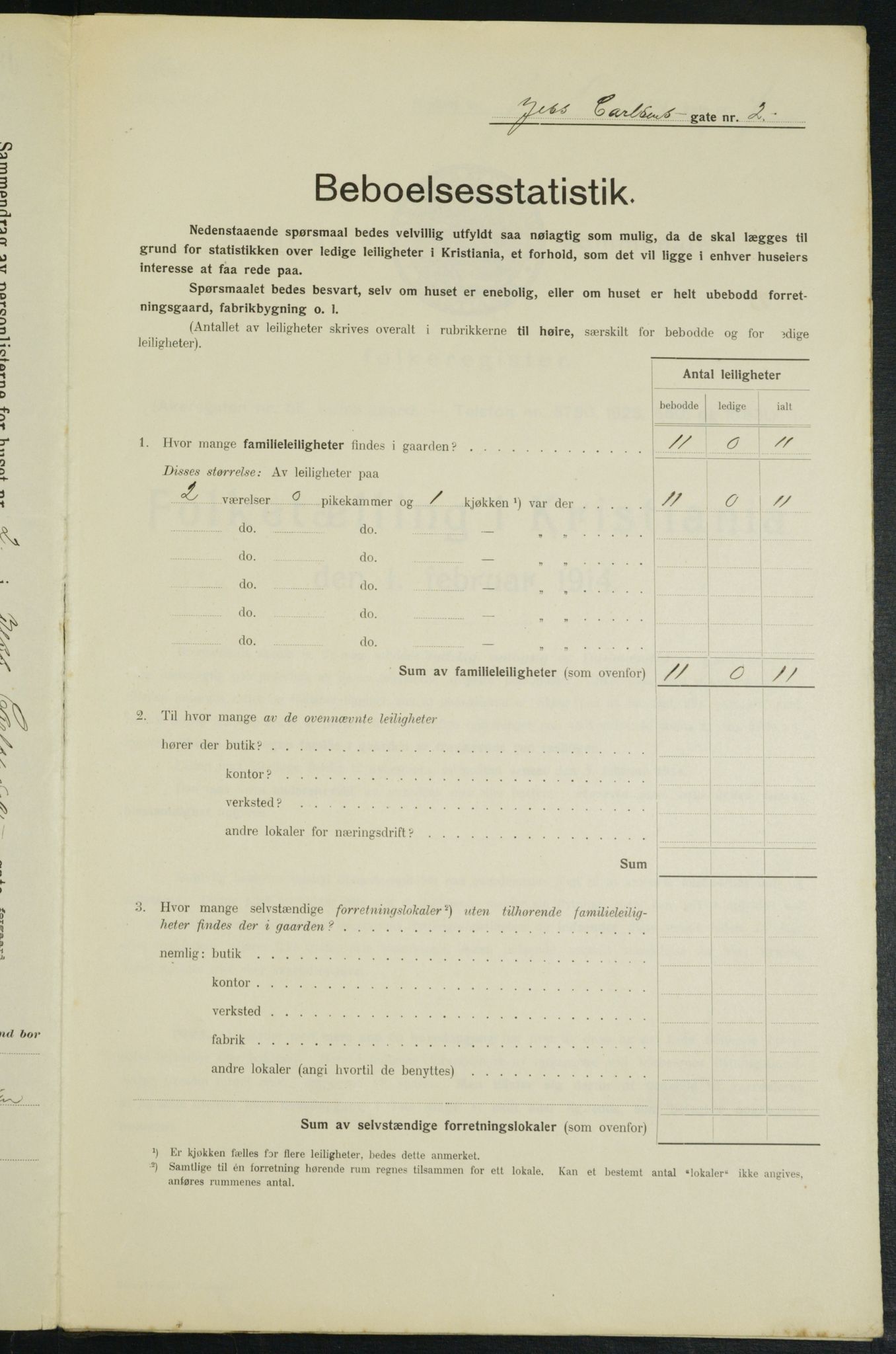 OBA, Municipal Census 1914 for Kristiania, 1914, p. 46976