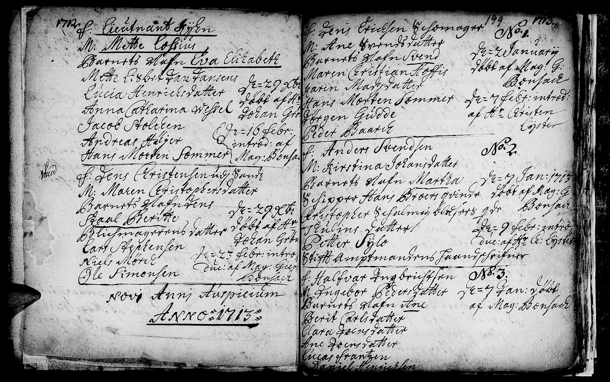 Ministerialprotokoller, klokkerbøker og fødselsregistre - Sør-Trøndelag, SAT/A-1456/601/L0034: Parish register (official) no. 601A02, 1702-1714, p. 199