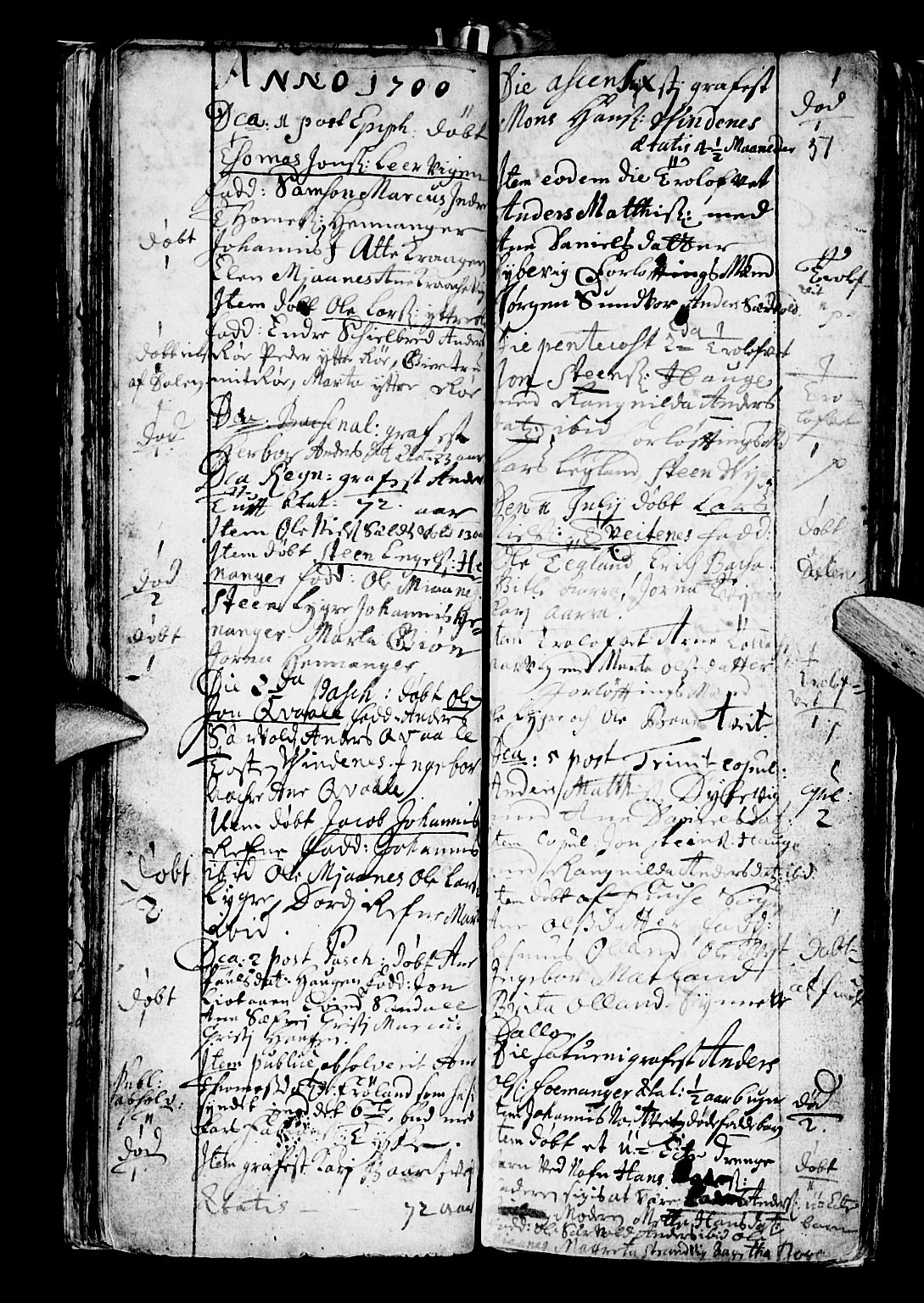 Os sokneprestembete, SAB/A-99929: Parish register (official) no. A 5, 1669-1760, p. 51