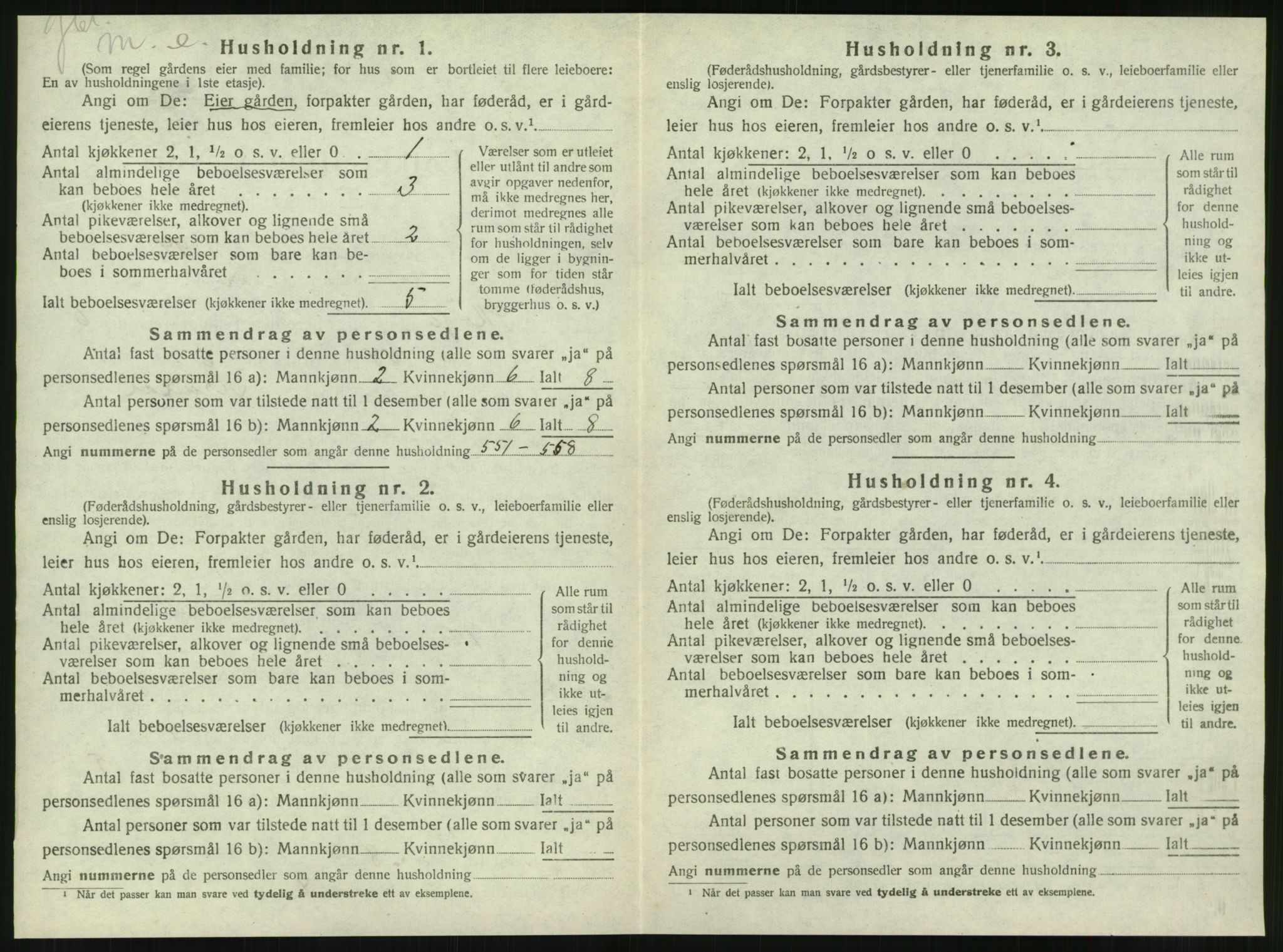 SAT, 1920 census for Skogn, 1920, p. 1270