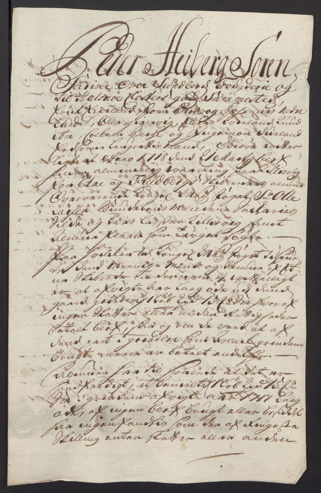 Rentekammeret inntil 1814, Reviderte regnskaper, Fogderegnskap, AV/RA-EA-4092/R48/L2994: Fogderegnskap Sunnhordland og Hardanger, 1717, p. 299