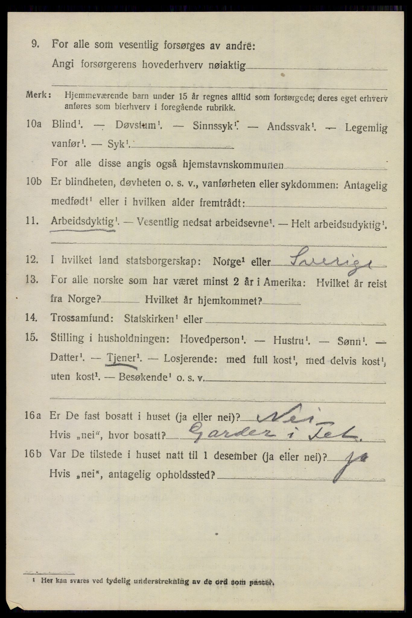 SAO, 1920 census for Fet, 1920, p. 4879