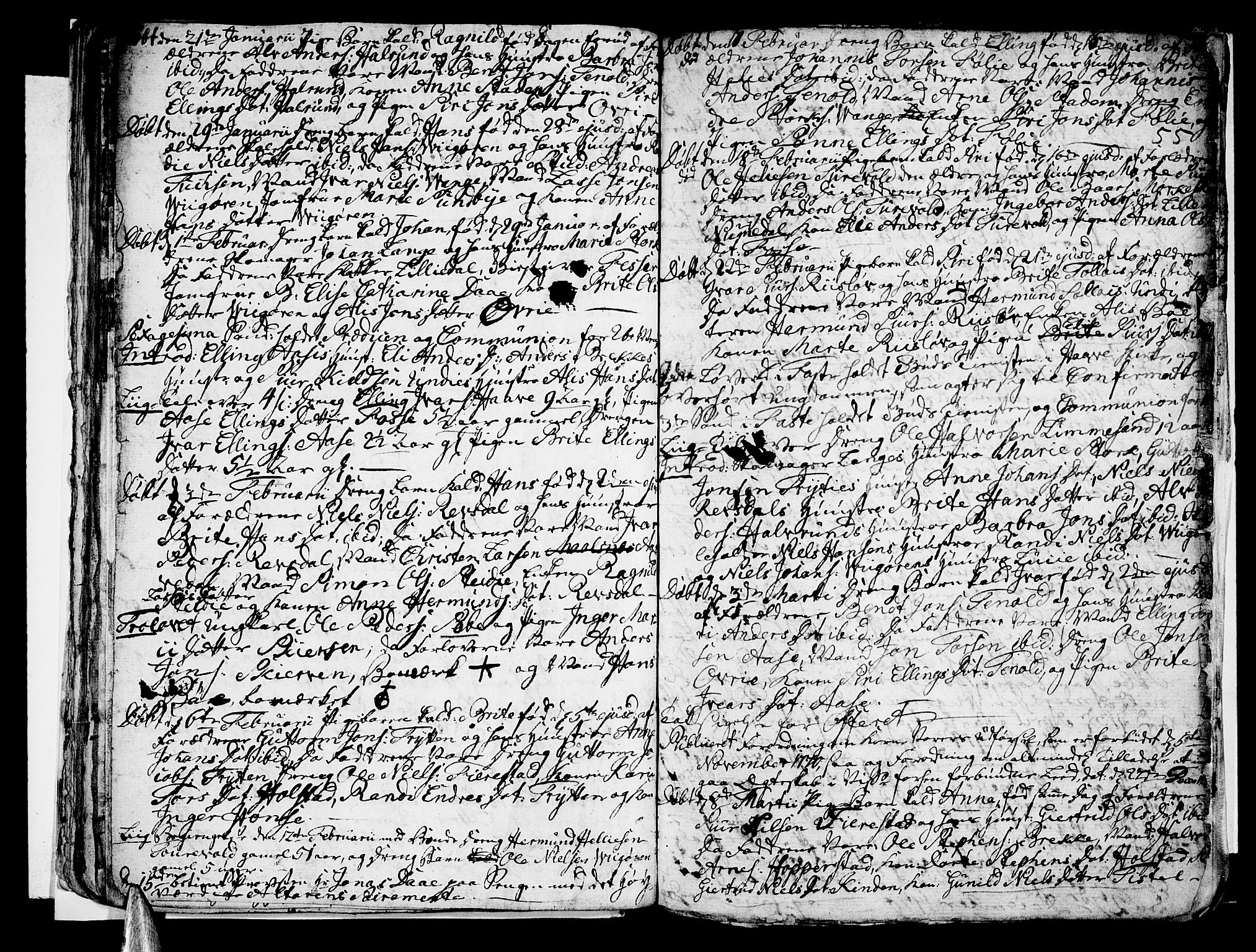 Vik sokneprestembete, AV/SAB-A-81501/H/Haa/Haaa/L0003: Parish register (official) no. A 3 / 1, 1755-1771, p. 55