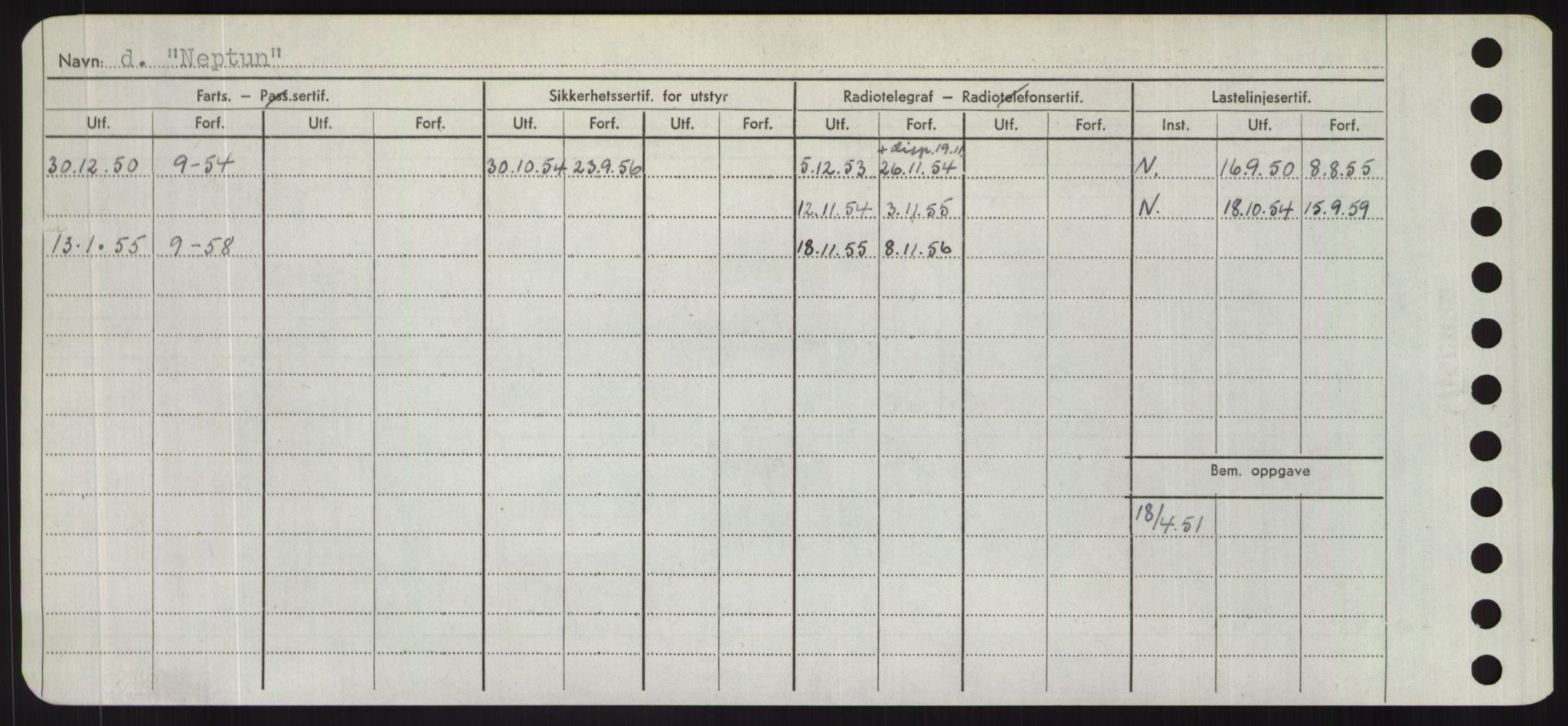 Sjøfartsdirektoratet med forløpere, Skipsmålingen, RA/S-1627/H/Hd/L0026: Fartøy, N-Norhol, p. 112