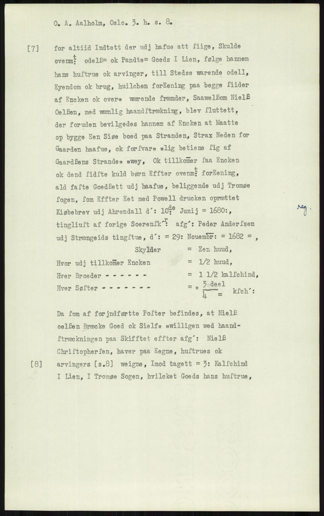 Samlinger til kildeutgivelse, Diplomavskriftsamlingen, AV/RA-EA-4053/H/Ha, p. 104