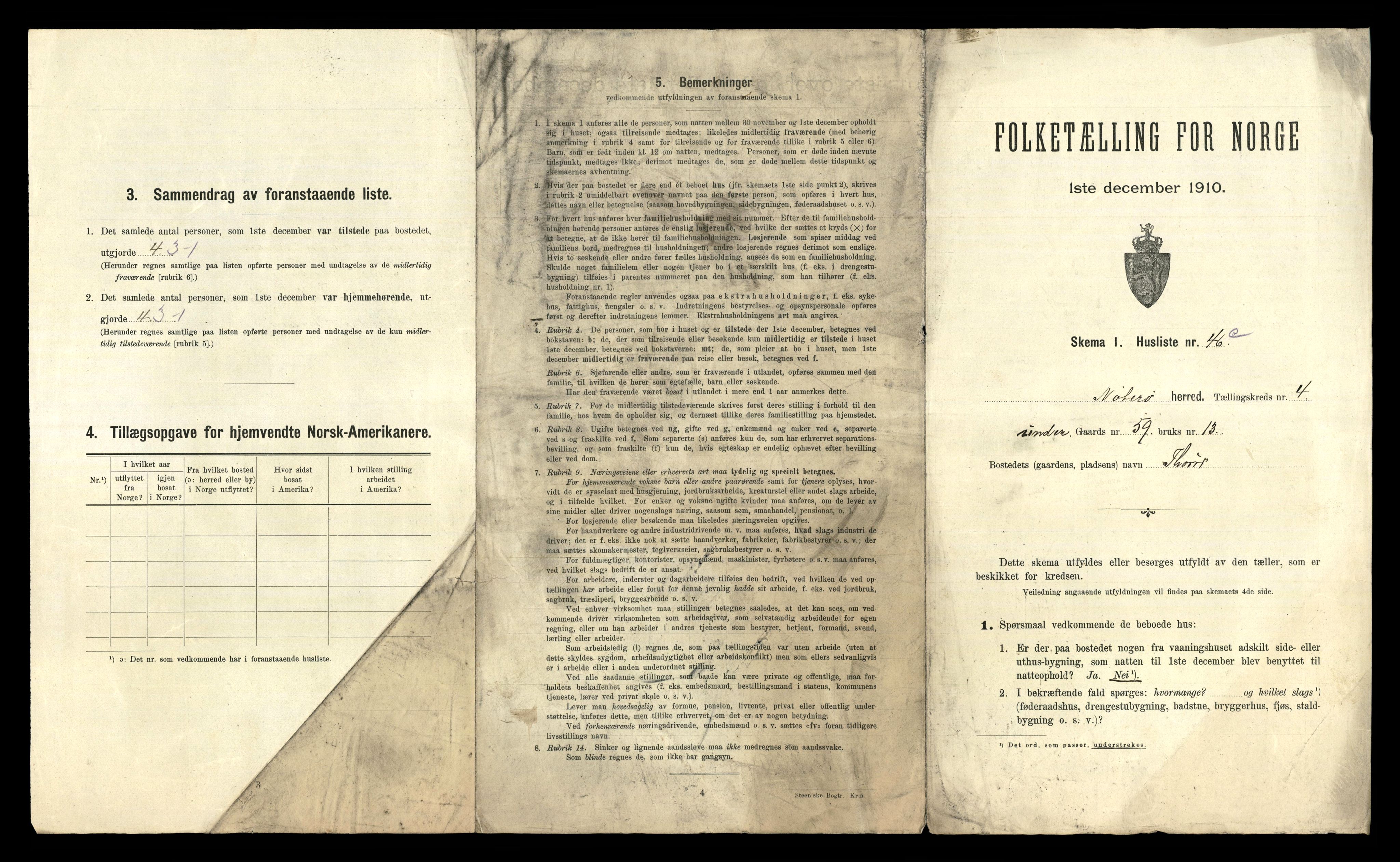 RA, 1910 census for Nøtterøy, 1910, p. 1612