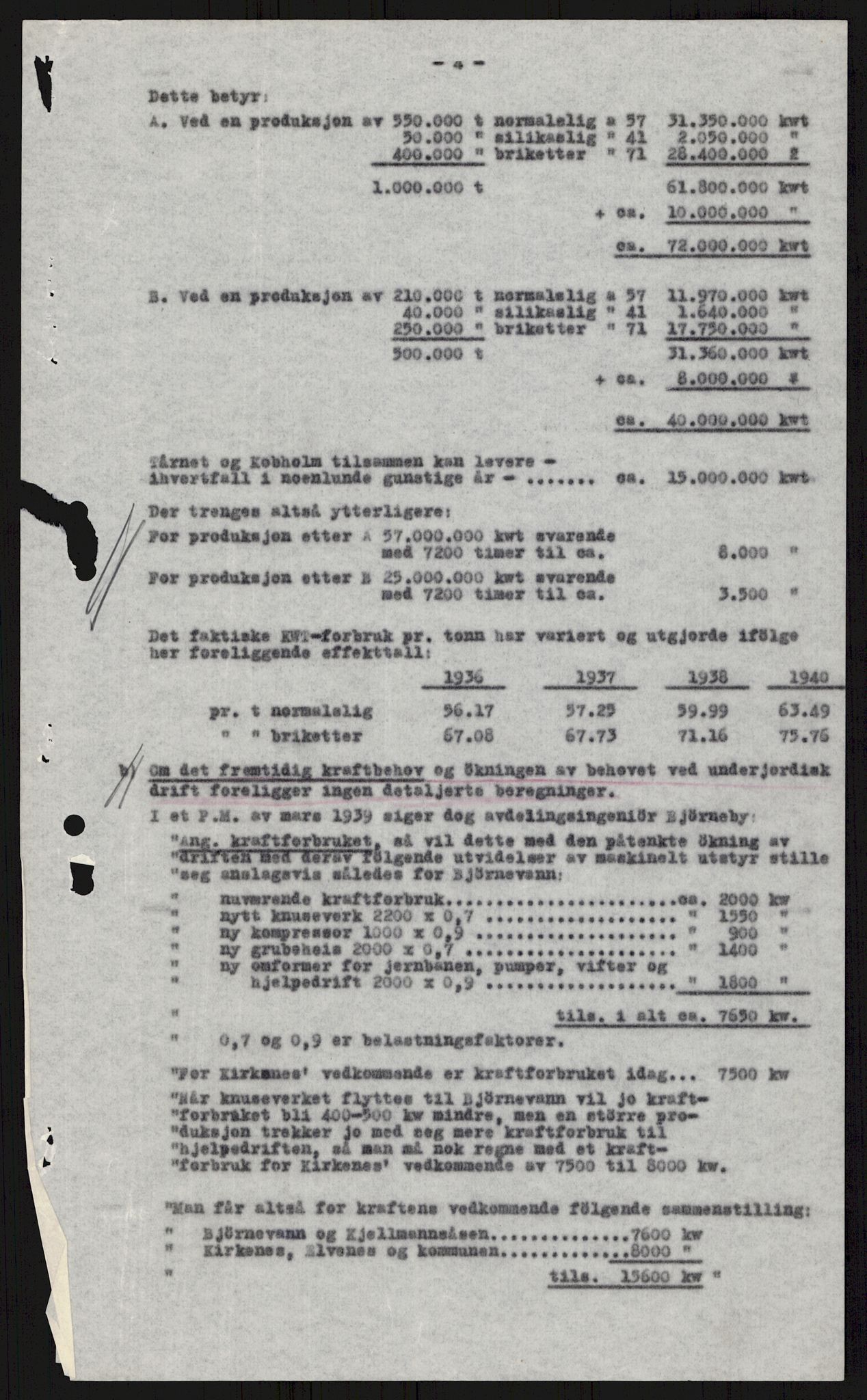 Vassdragsdirektoratet/avdelingen, RA/S-6242/F/Fa/L0537: Pasvikelva, 1932-1955, p. 6