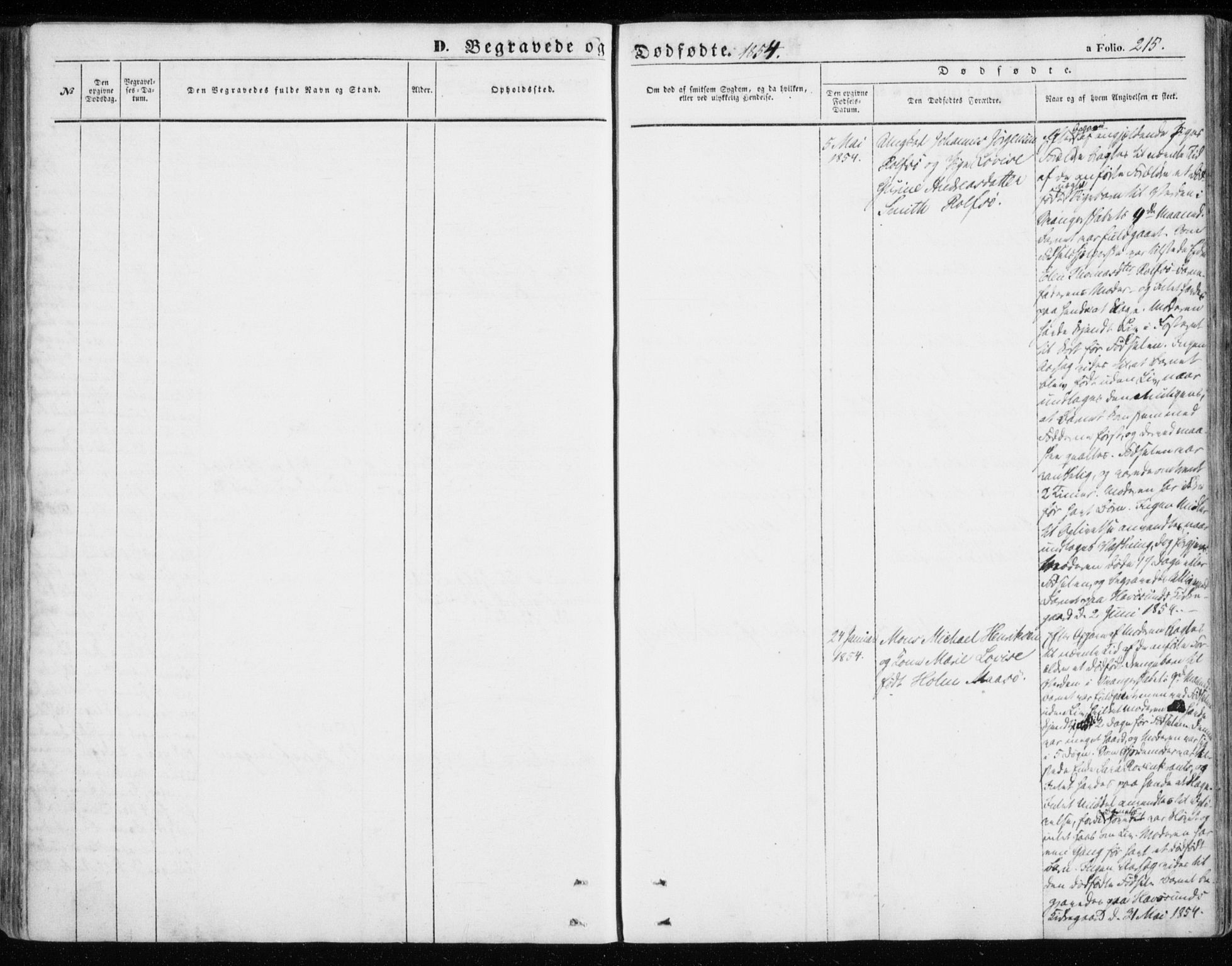 Måsøy sokneprestkontor, SATØ/S-1348/H/Ha/L0002kirke: Parish register (official) no. 2, 1852-1865, p. 215