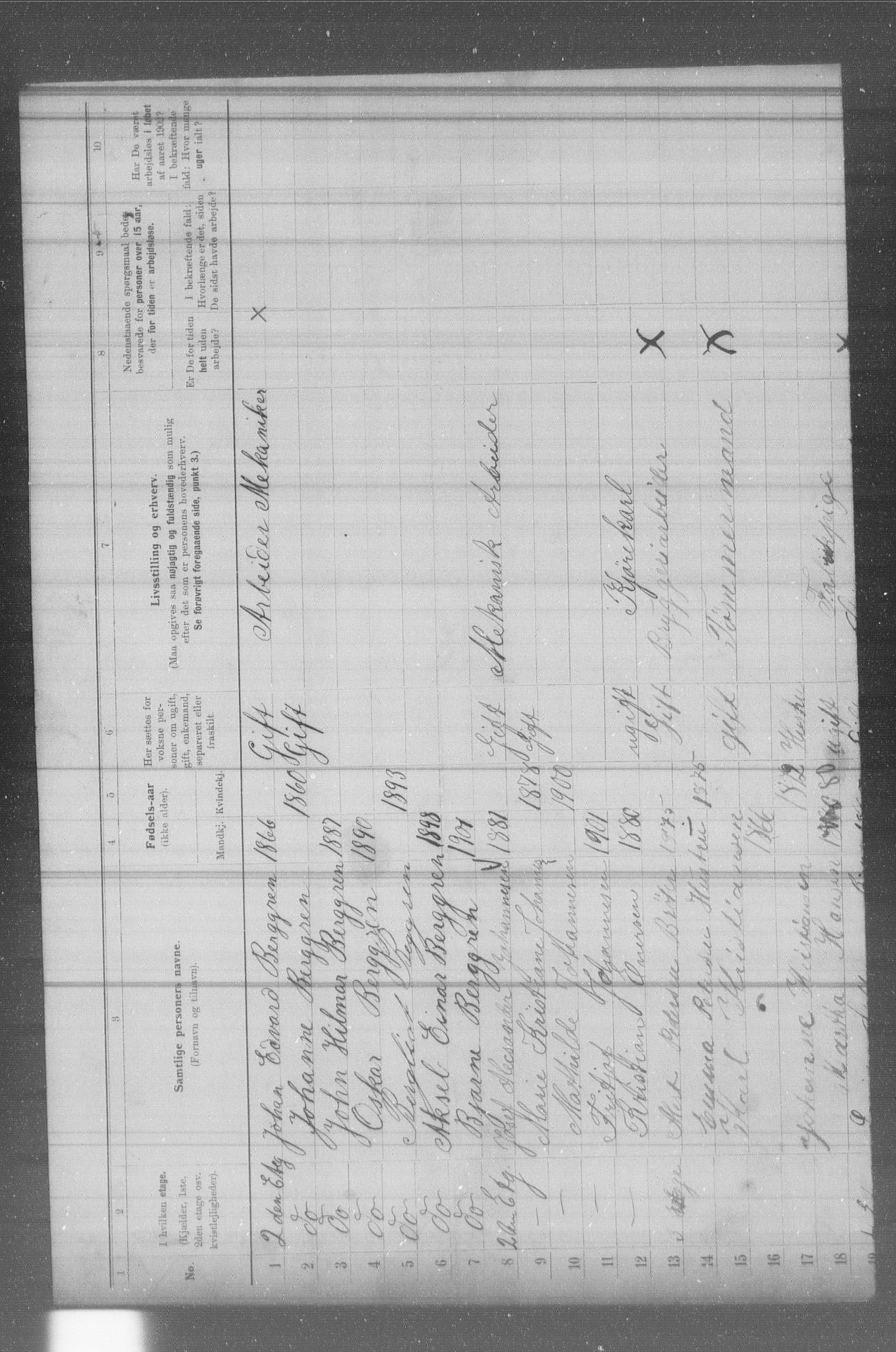 OBA, Municipal Census 1902 for Kristiania, 1902, p. 3376