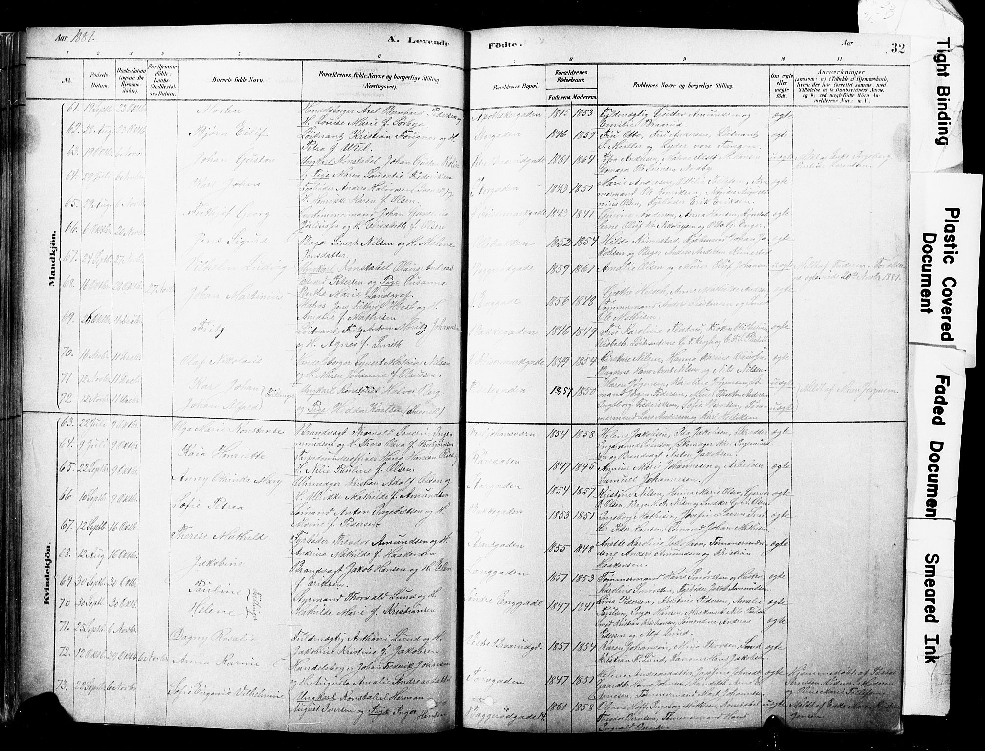 Horten kirkebøker, AV/SAKO-A-348/F/Fa/L0003: Parish register (official) no. 3, 1878-1887, p. 32