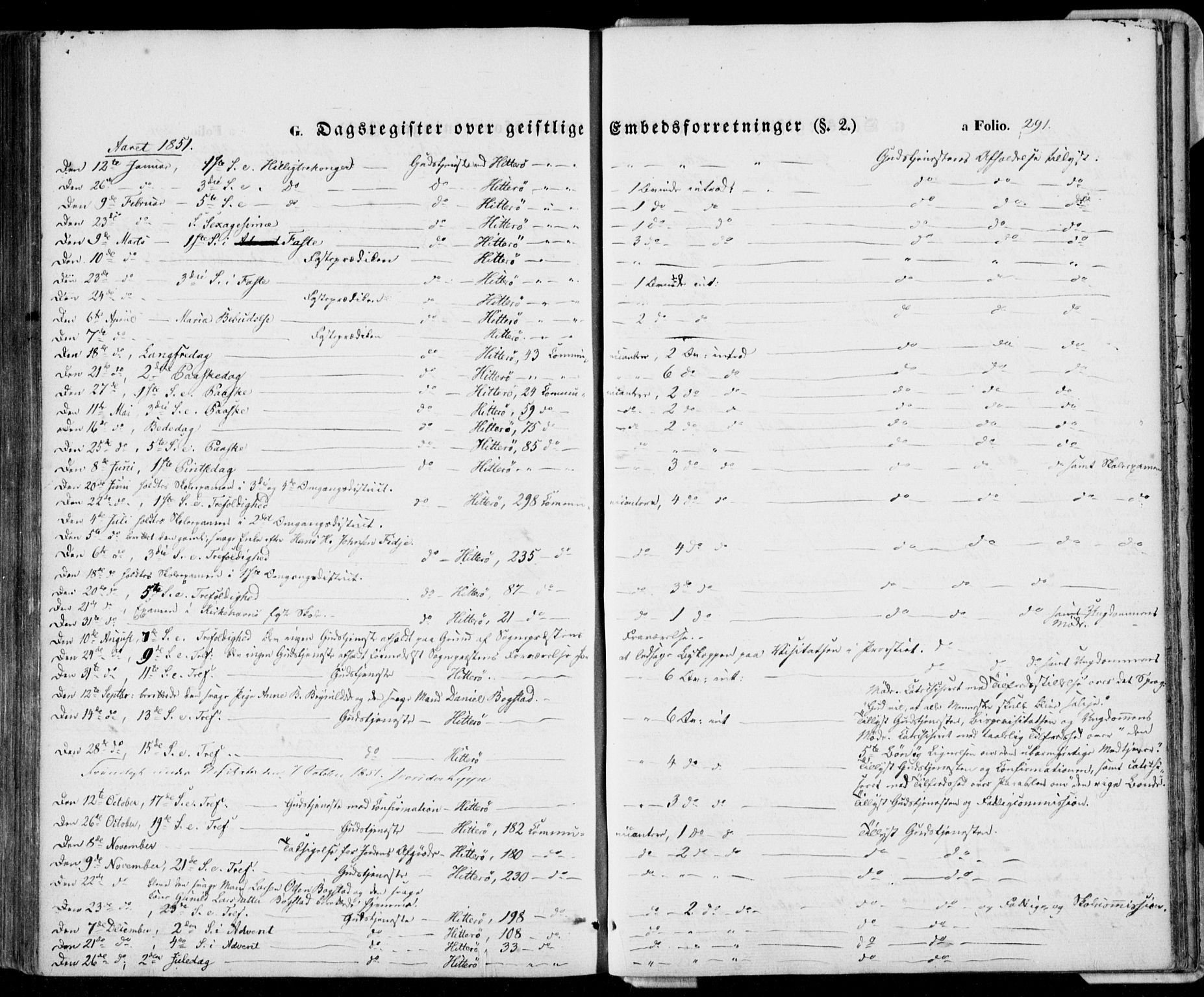 Flekkefjord sokneprestkontor, AV/SAK-1111-0012/F/Fa/Fab/L0004: Parish register (official) no. A 4, 1850-1875, p. 291