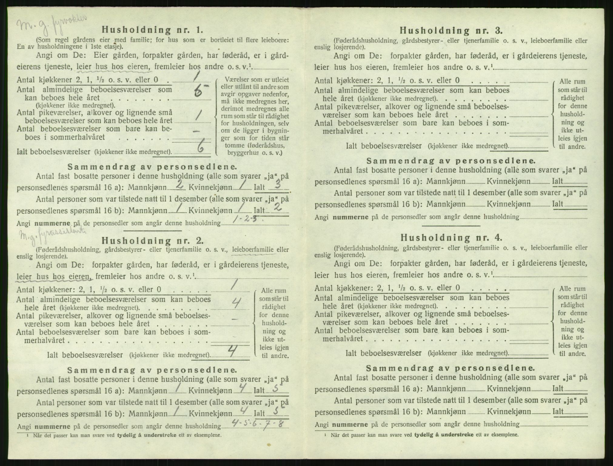 SAT, 1920 census for Sandøy, 1920, p. 363