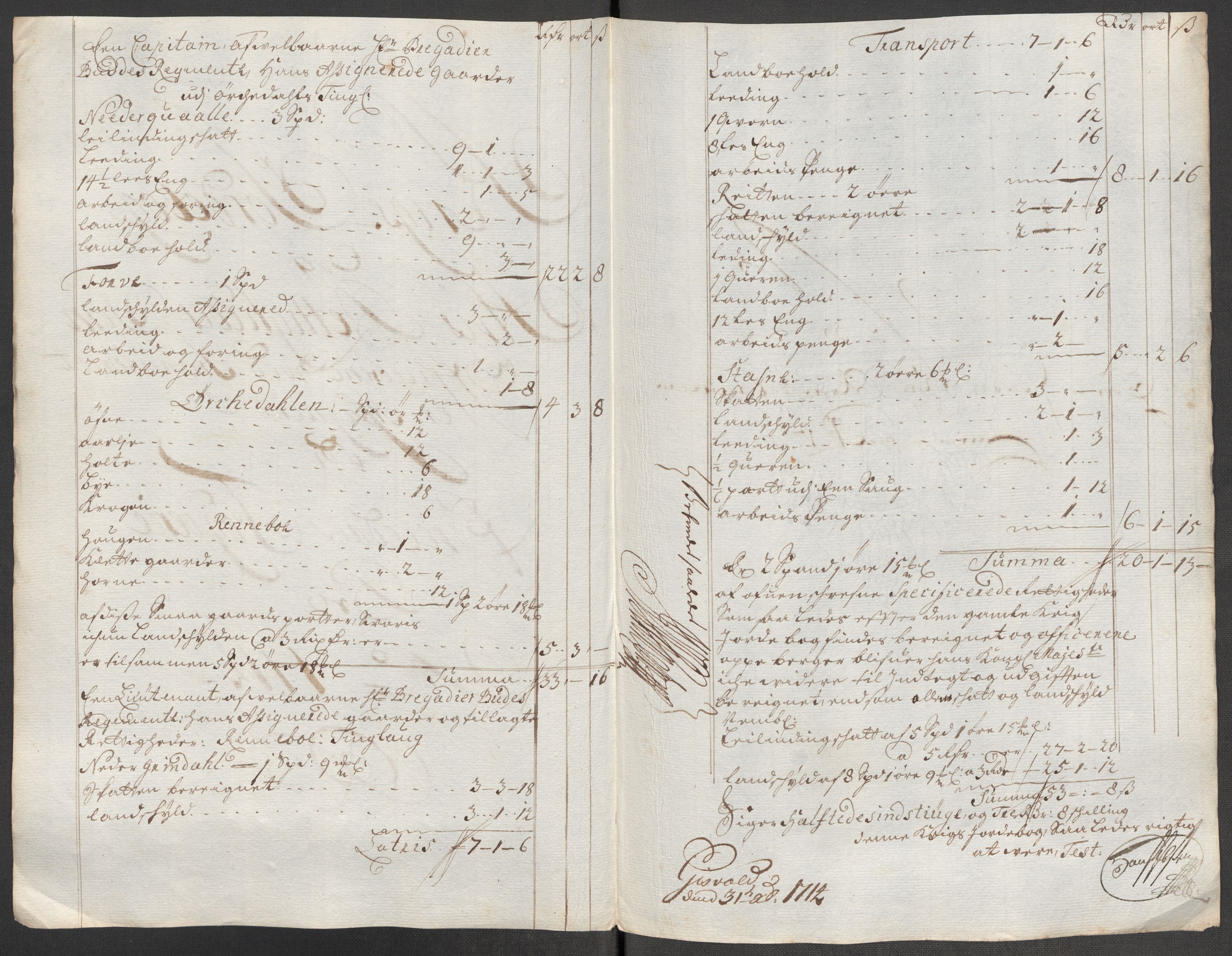 Rentekammeret inntil 1814, Reviderte regnskaper, Fogderegnskap, RA/EA-4092/R60/L3965: Fogderegnskap Orkdal og Gauldal, 1714, p. 386