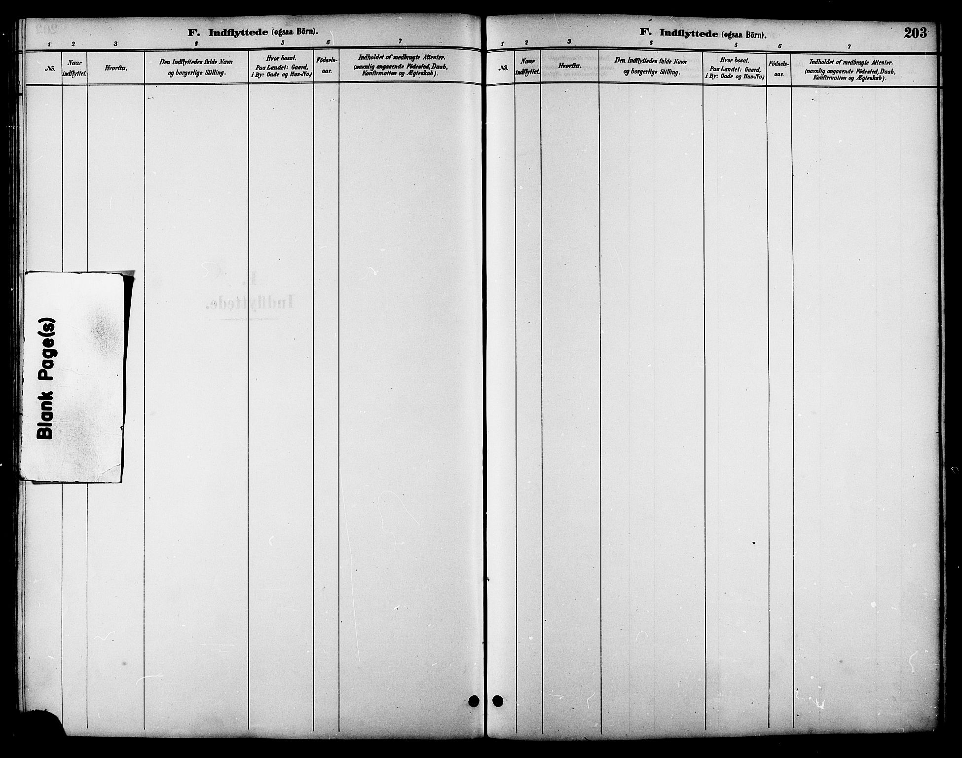 Ministerialprotokoller, klokkerbøker og fødselsregistre - Sør-Trøndelag, SAT/A-1456/657/L0716: Parish register (copy) no. 657C03, 1889-1904, p. 203