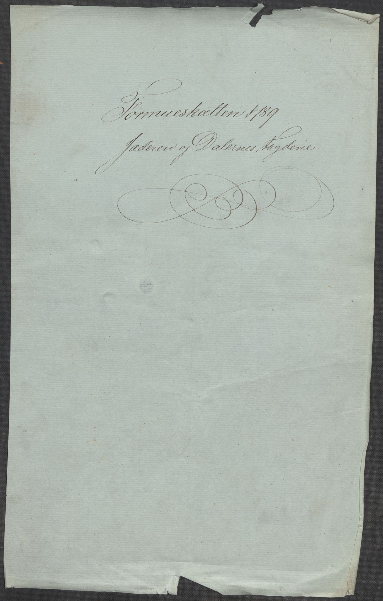 Rentekammeret inntil 1814, Reviderte regnskaper, Mindre regnskaper, AV/RA-EA-4068/Rf/Rfe/L0018: Jarlsberg grevskap, Jæren og Dalane fogderi, 1789, p. 223