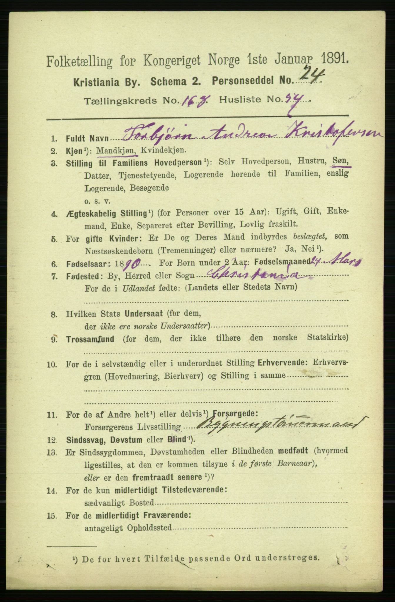 RA, 1891 census for 0301 Kristiania, 1891, p. 98778