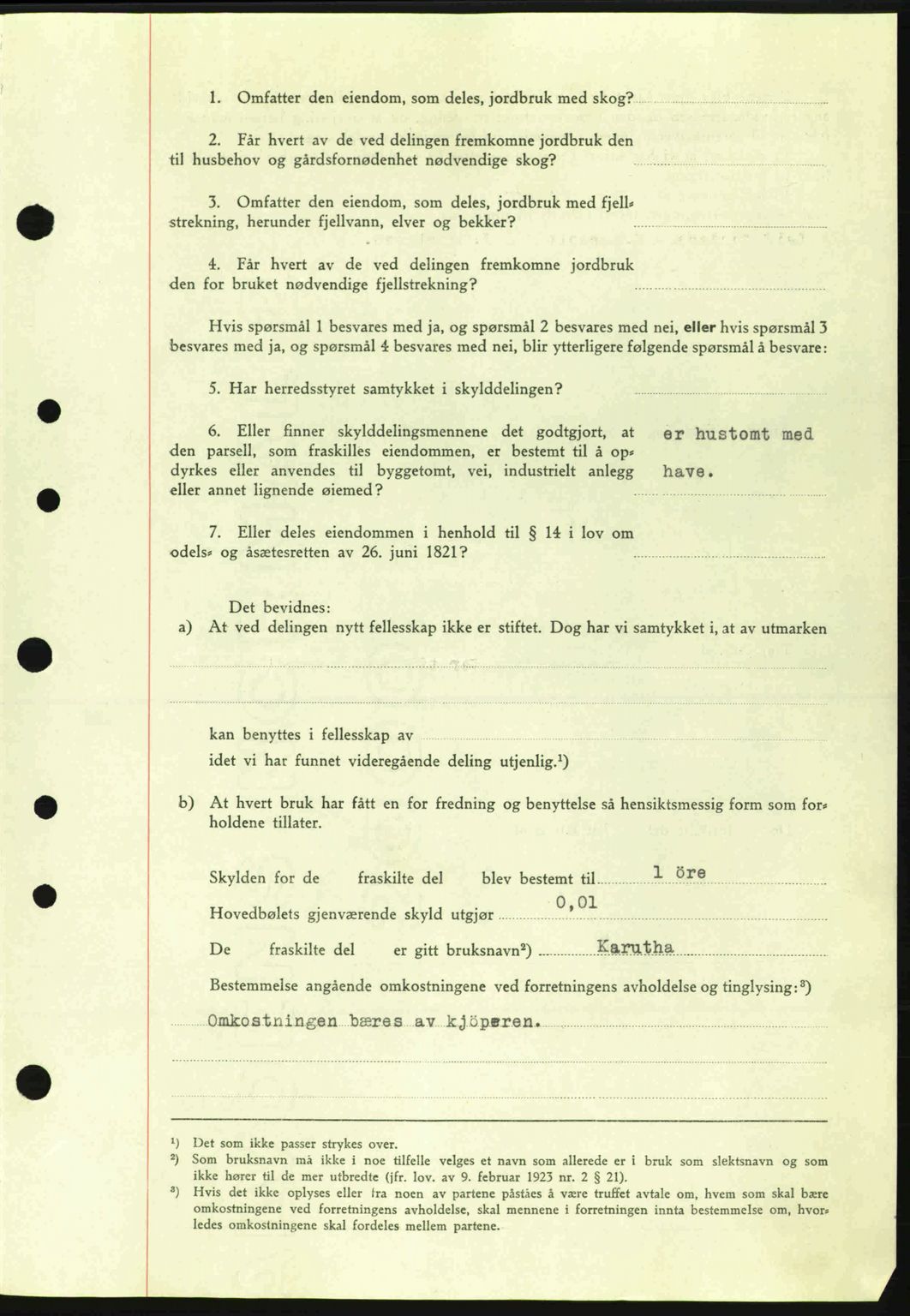 Tønsberg sorenskriveri, AV/SAKO-A-130/G/Ga/Gaa/L0010: Mortgage book no. A10, 1941-1941, Diary no: : 1106/1941