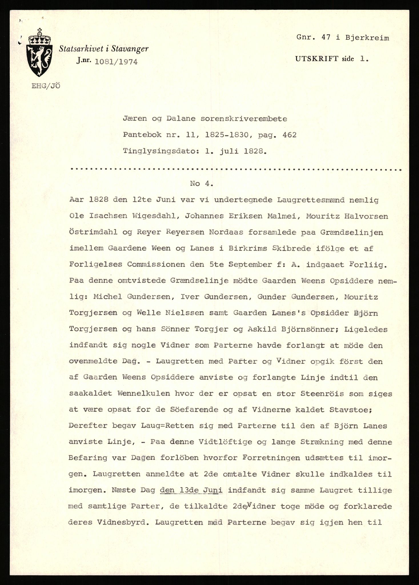 Statsarkivet i Stavanger, AV/SAST-A-101971/03/Y/Yj/L0052: Avskrifter sortert etter gårdsnavn: Landråk  - Leidland, 1750-1930, p. 31