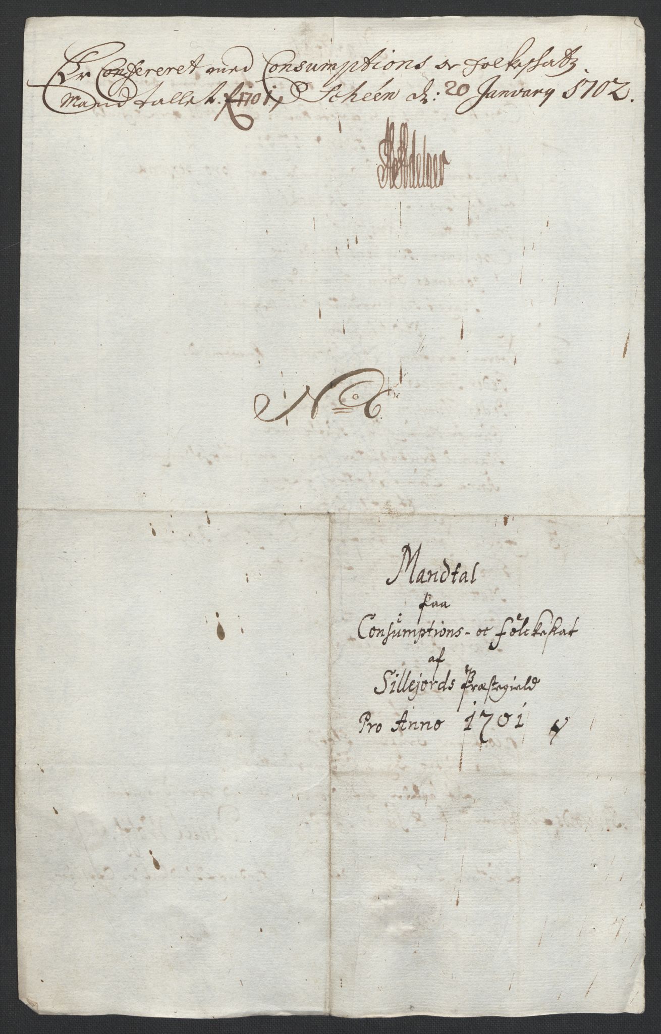 Rentekammeret inntil 1814, Reviderte regnskaper, Fogderegnskap, AV/RA-EA-4092/R36/L2105: Fogderegnskap Øvre og Nedre Telemark og Bamble, 1701, p. 129