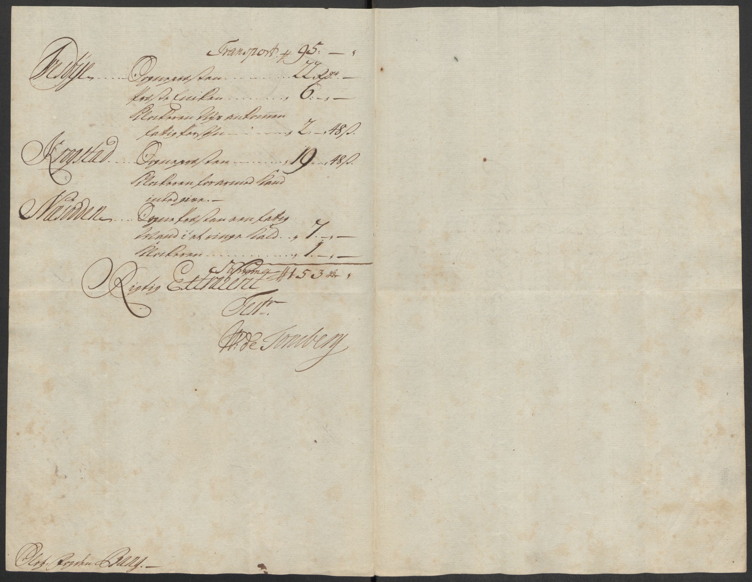 Rentekammeret inntil 1814, Reviderte regnskaper, Fogderegnskap, AV/RA-EA-4092/R10/L0455: Fogderegnskap Aker og Follo, 1717, p. 229