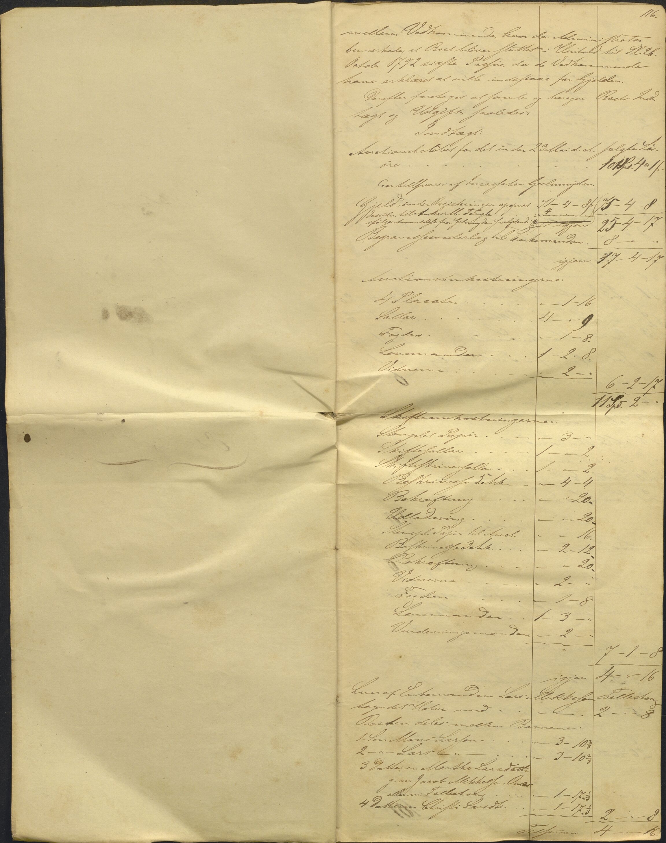 Nordhordland sorenskrivar, AV/SAB-A-2901/1/H/Hd/Hdb/L0001: Konsept til utlodningar, 1850-1852, p. 136