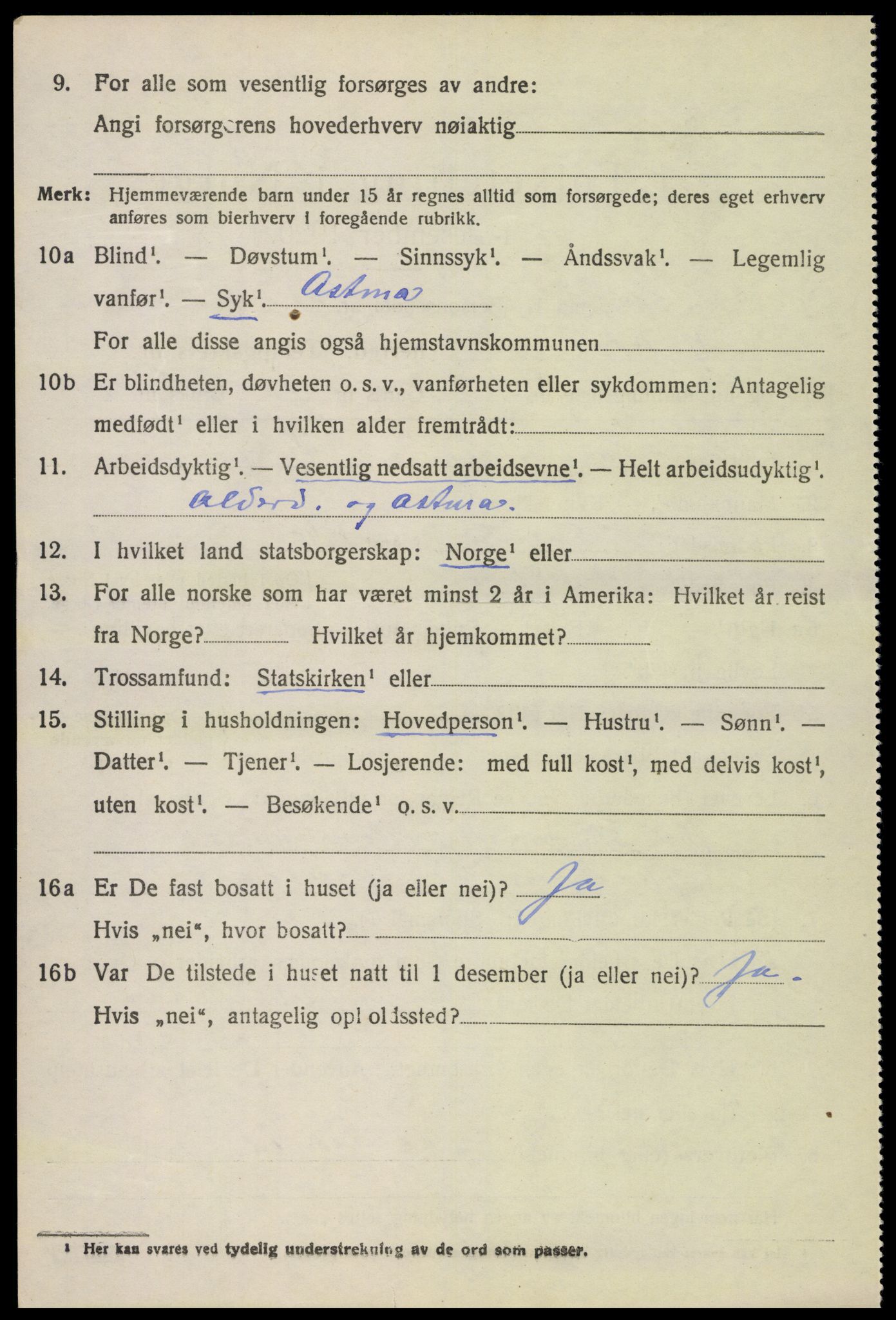 SAH, 1920 census for Nord-Odal, 1920, p. 7950