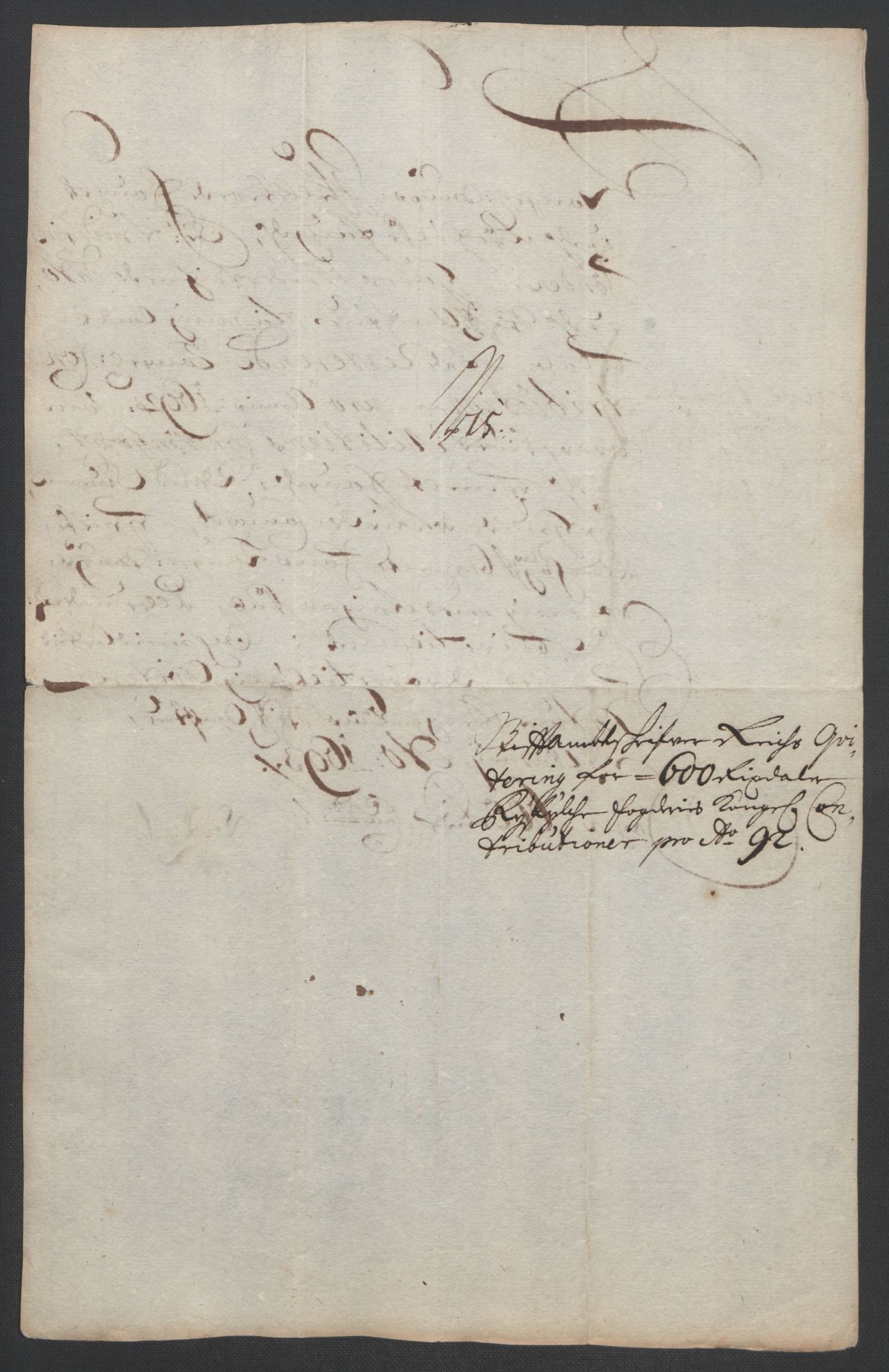 Rentekammeret inntil 1814, Reviderte regnskaper, Fogderegnskap, AV/RA-EA-4092/R47/L2856: Fogderegnskap Ryfylke, 1689-1693, p. 592