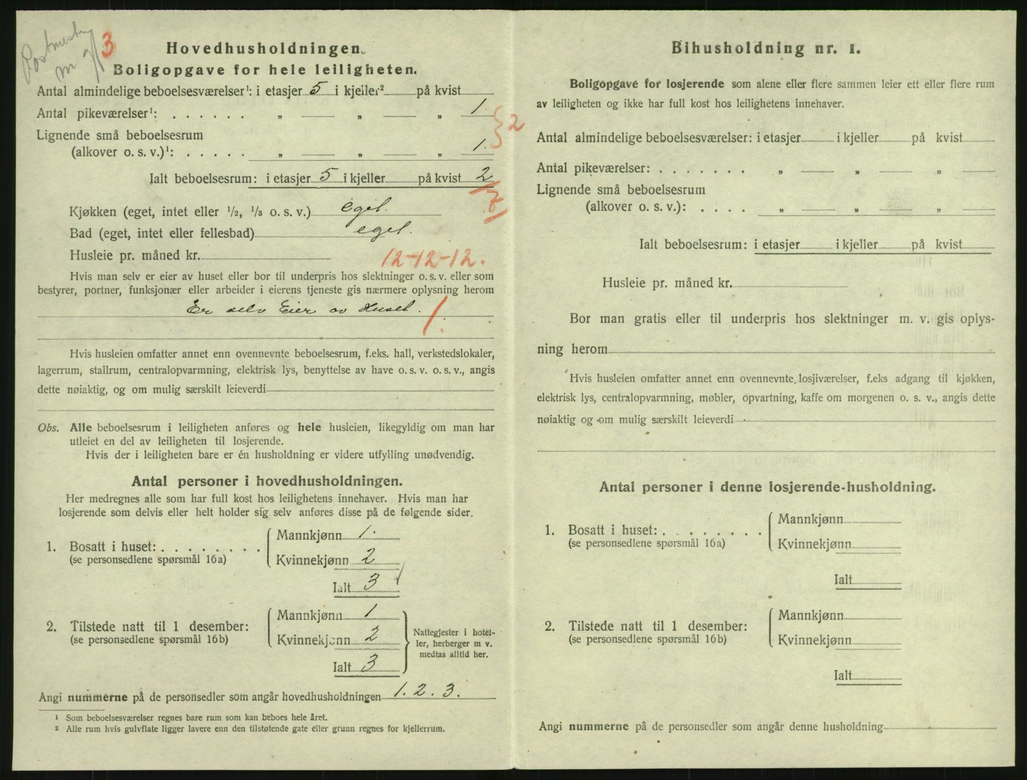 SAK, 1920 census for Lillesand, 1920, p. 688