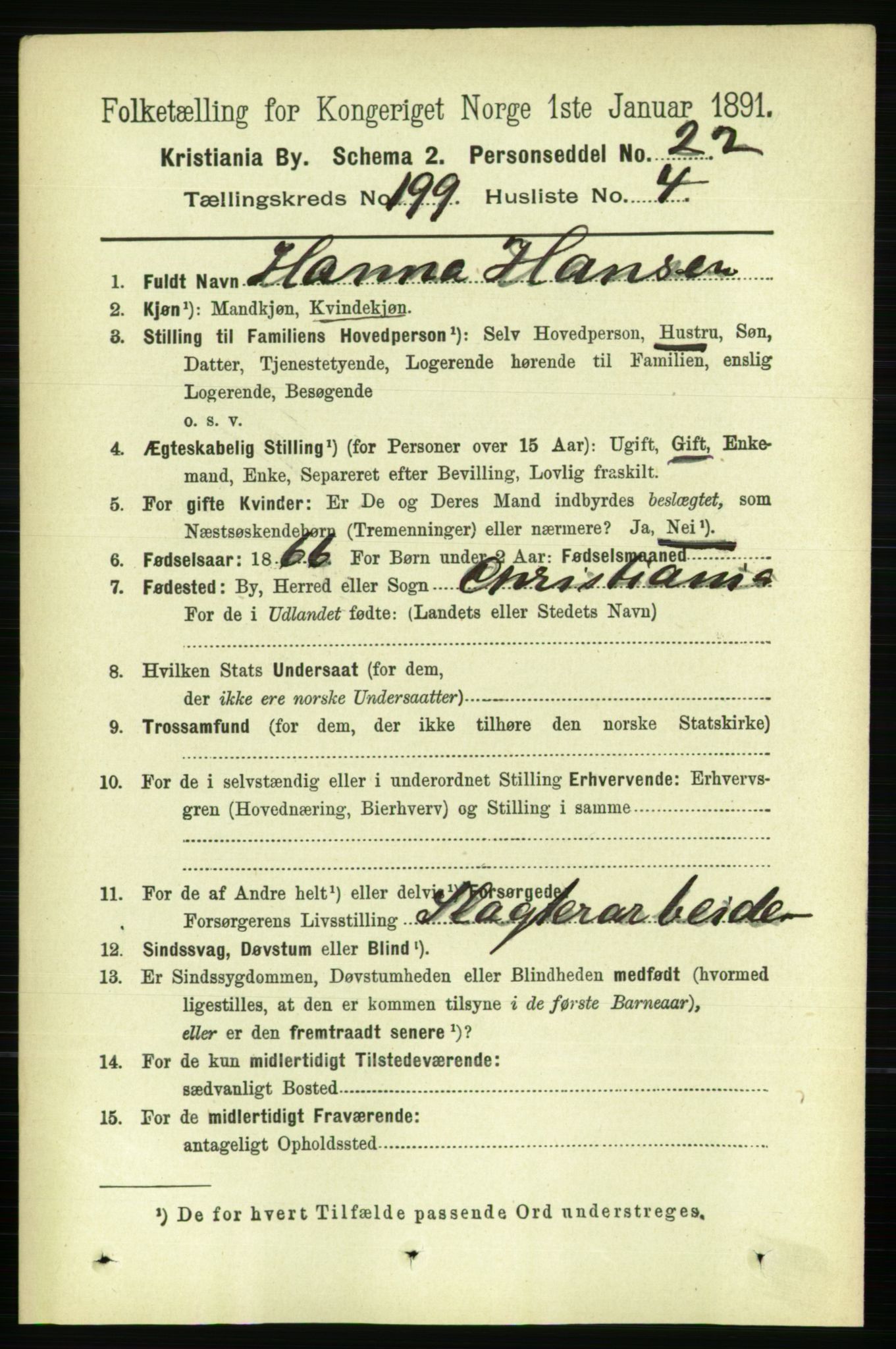 RA, 1891 census for 0301 Kristiania, 1891, p. 119778