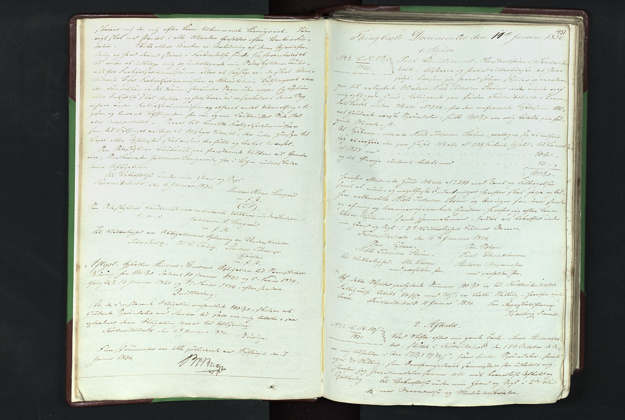 Halden byfogd, AV/SAO-A-10865/G/Gb/L0003b: Mortgage book no. 3b, 1835-1841, p. 451