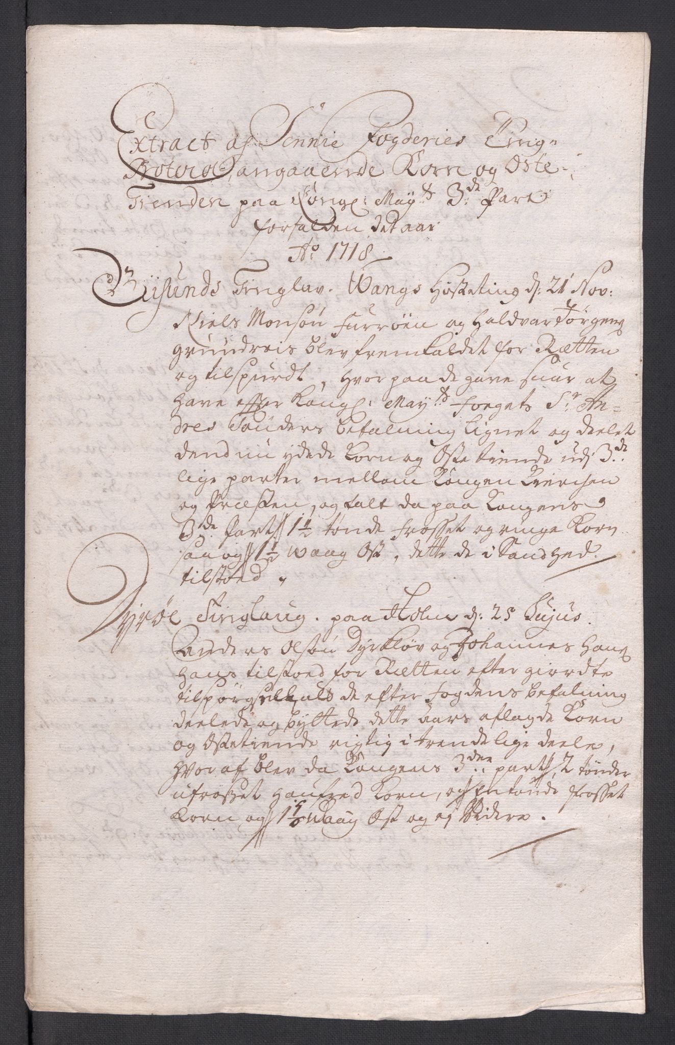 Rentekammeret inntil 1814, Reviderte regnskaper, Fogderegnskap, AV/RA-EA-4092/R68/L4764: Fogderegnskap Senja og Troms, 1718, p. 258