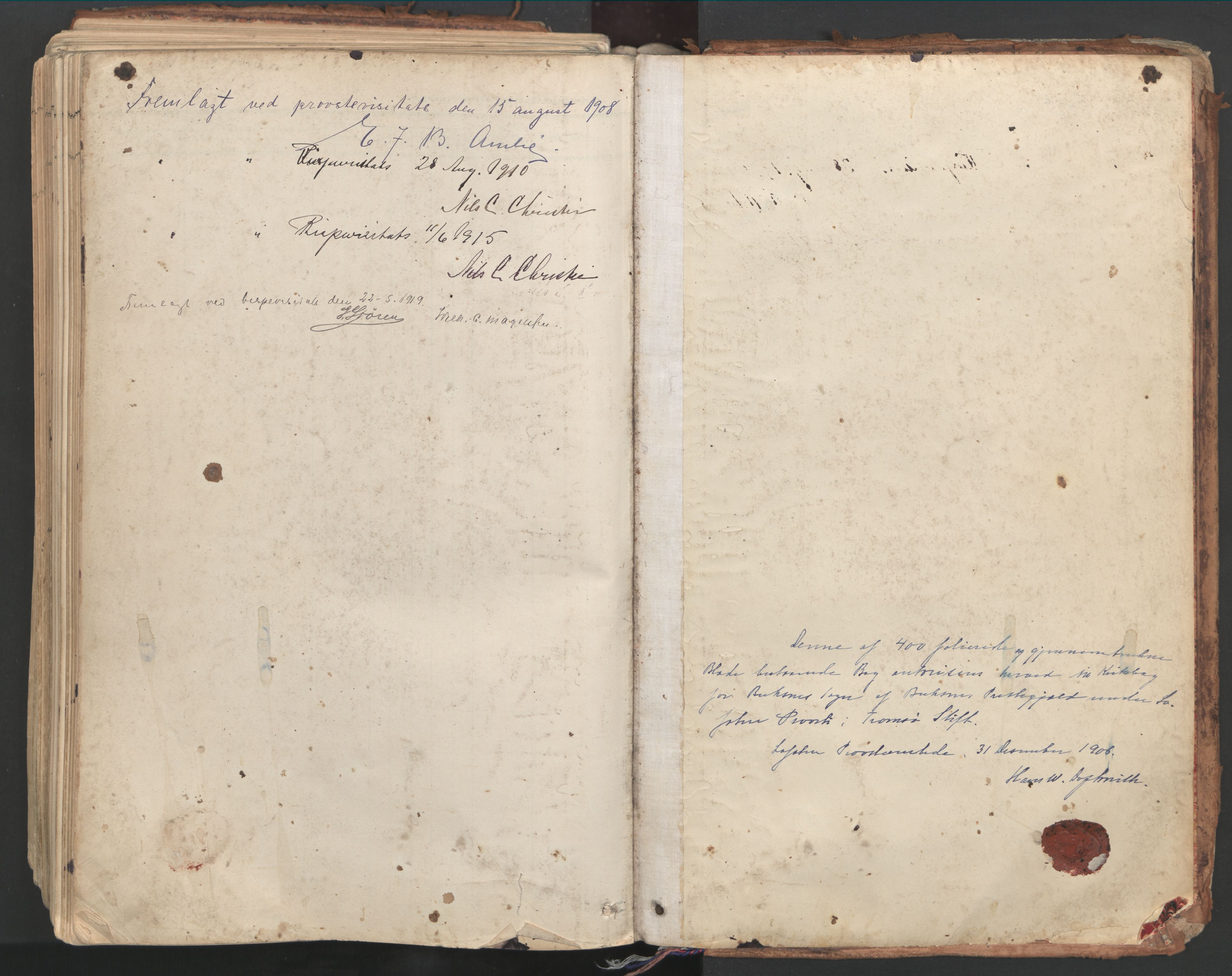 Ministerialprotokoller, klokkerbøker og fødselsregistre - Nordland, AV/SAT-A-1459/881/L1154: Parish register (official) no. 881A07, 1907-1918