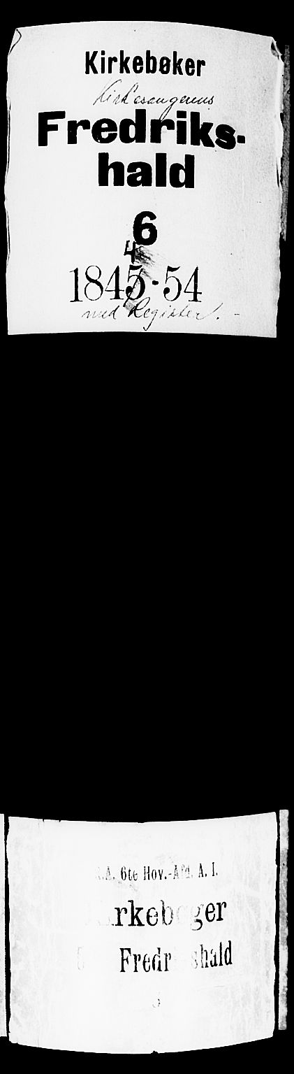 Halden prestekontor Kirkebøker, AV/SAO-A-10909/G/Ga/L0004: Parish register (copy) no. 4, 1845-1854