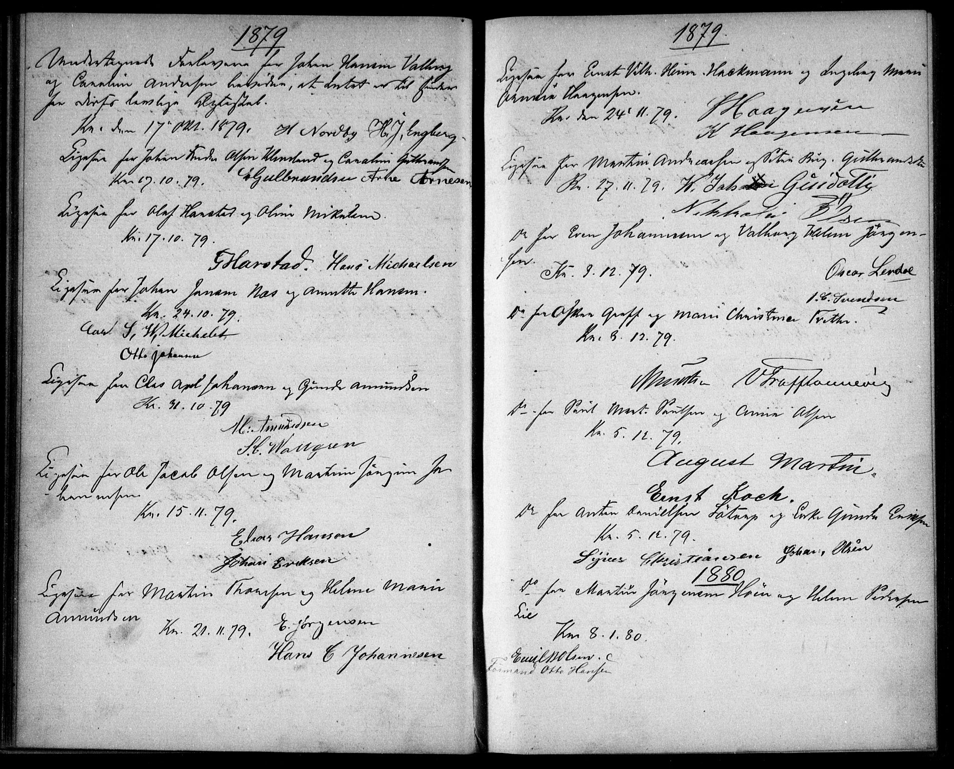 Johannes prestekontor Kirkebøker, SAO/A-10852/H/Ha/L0002: Banns register no. 2, 1890-1894