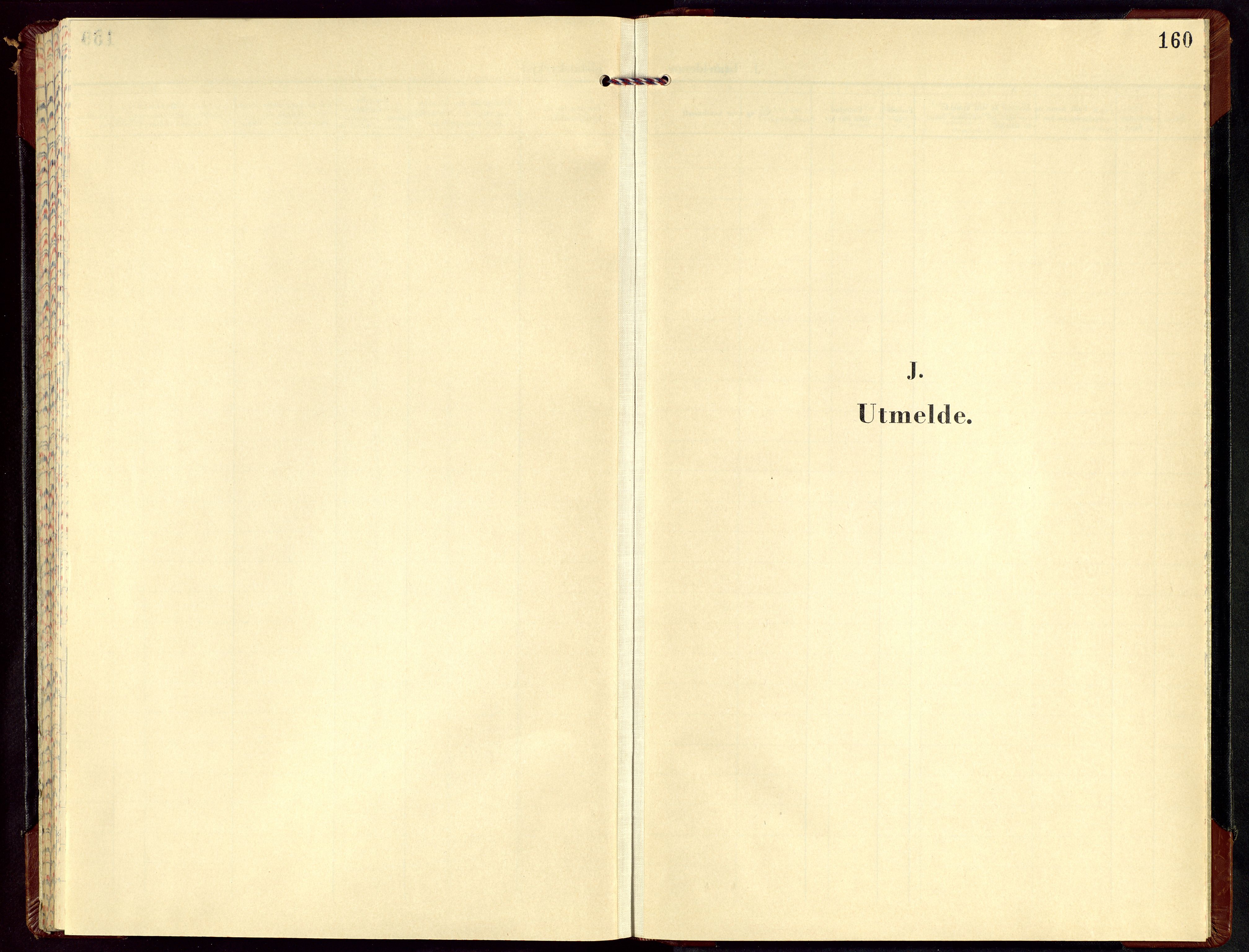 Torvastad sokneprestkontor, SAST/A -101857/H/Ha/Hab/L0011: Parish register (copy) no. B 11, 1958-1970, p. 160