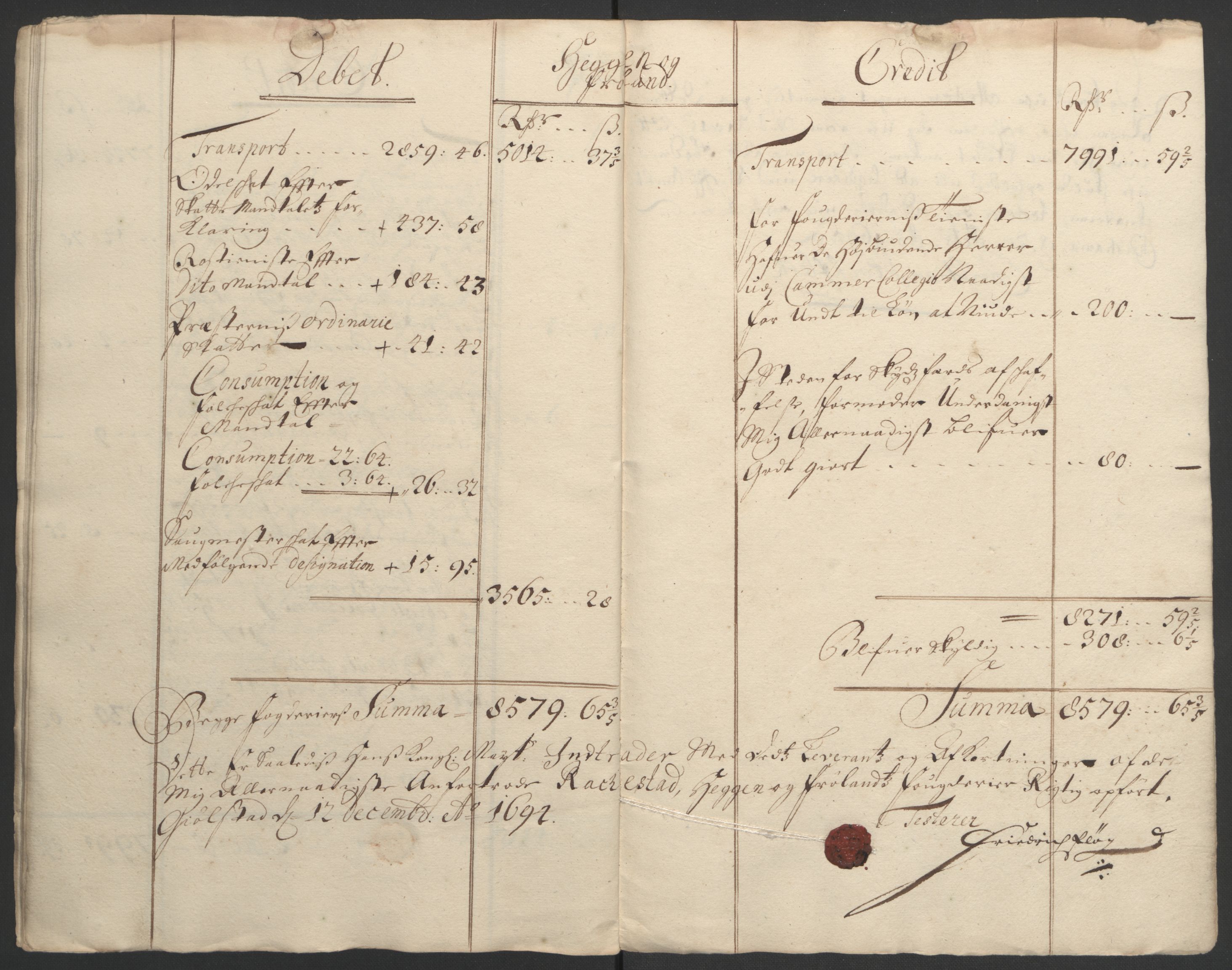 Rentekammeret inntil 1814, Reviderte regnskaper, Fogderegnskap, AV/RA-EA-4092/R07/L0284: Fogderegnskap Rakkestad, Heggen og Frøland, 1694, p. 18