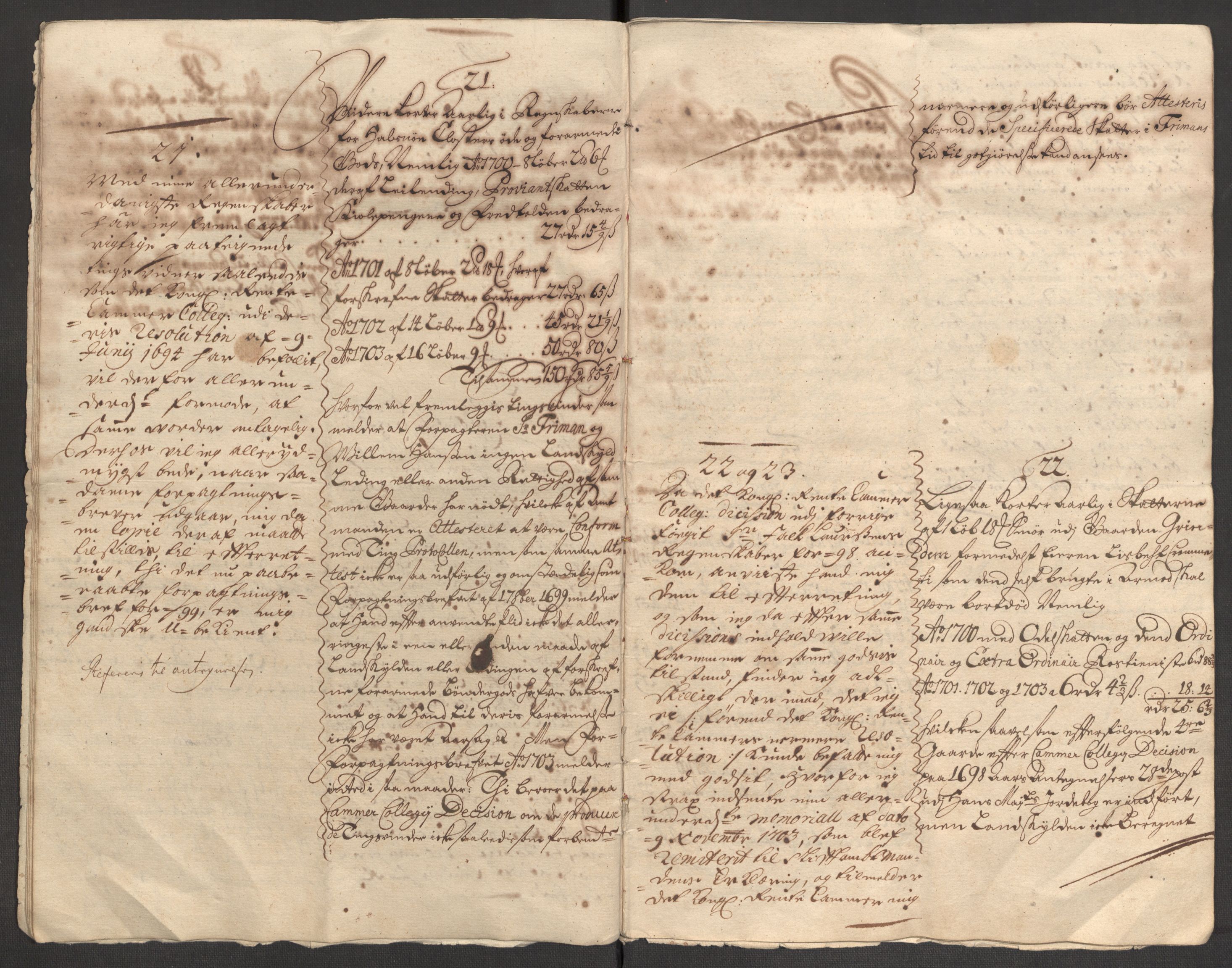 Rentekammeret inntil 1814, Reviderte regnskaper, Fogderegnskap, AV/RA-EA-4092/R48/L2981: Fogderegnskap Sunnhordland og Hardanger, 1703, p. 268