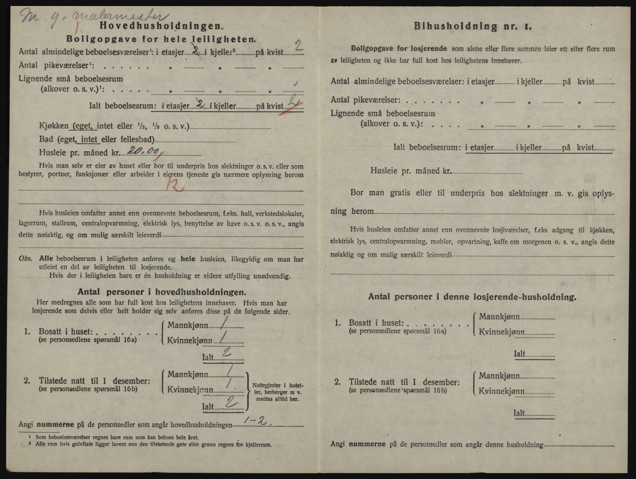 SATØ, 1920 census for Vadsø, 1920, p. 1319