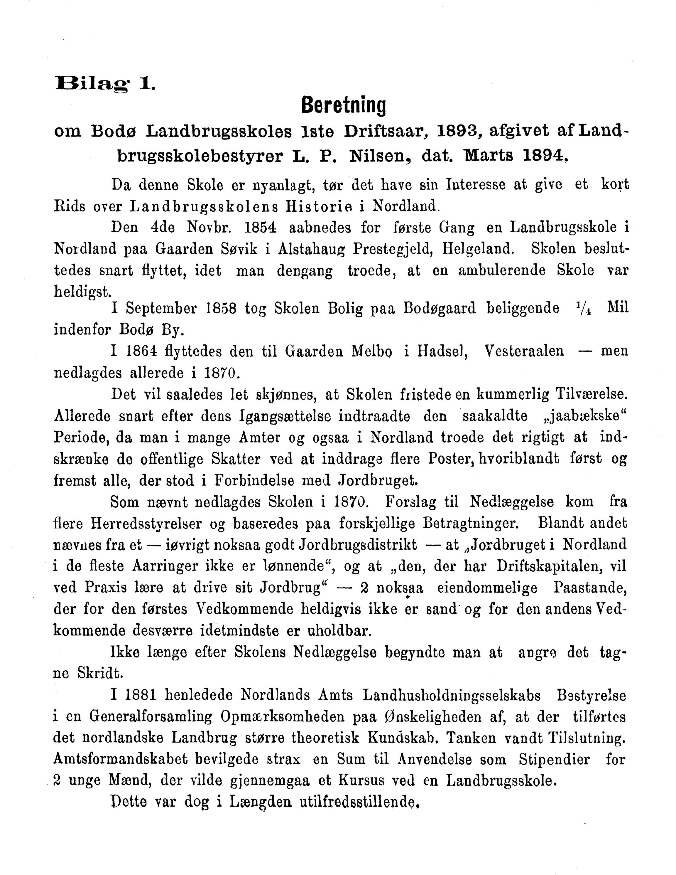 Nordland Fylkeskommune. Fylkestinget, AIN/NFK-17/176/A/Ac/L0017: Fylkestingsforhandlinger 1894, 1894