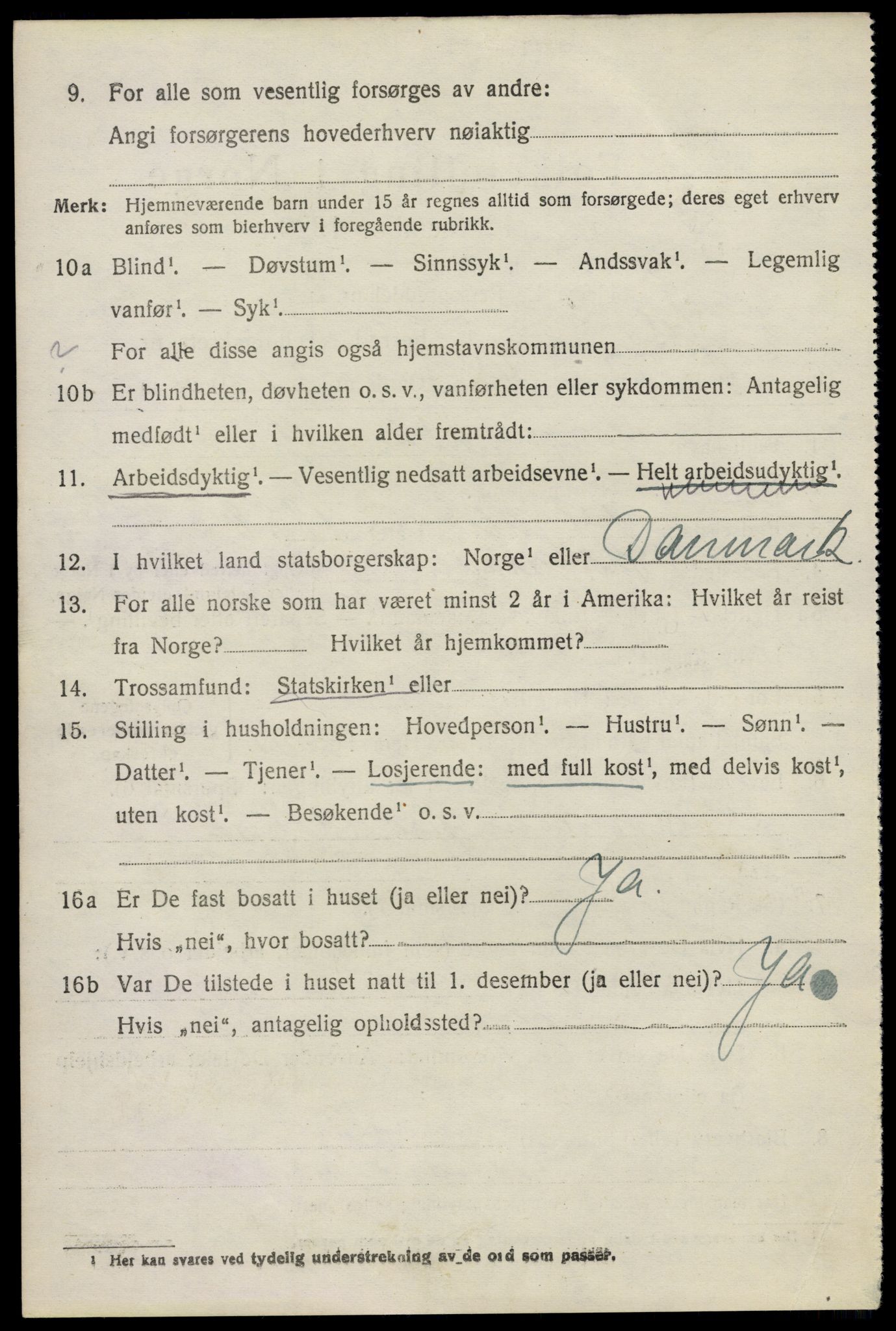 SAO, 1920 census for Moss land district, 1920, p. 7416