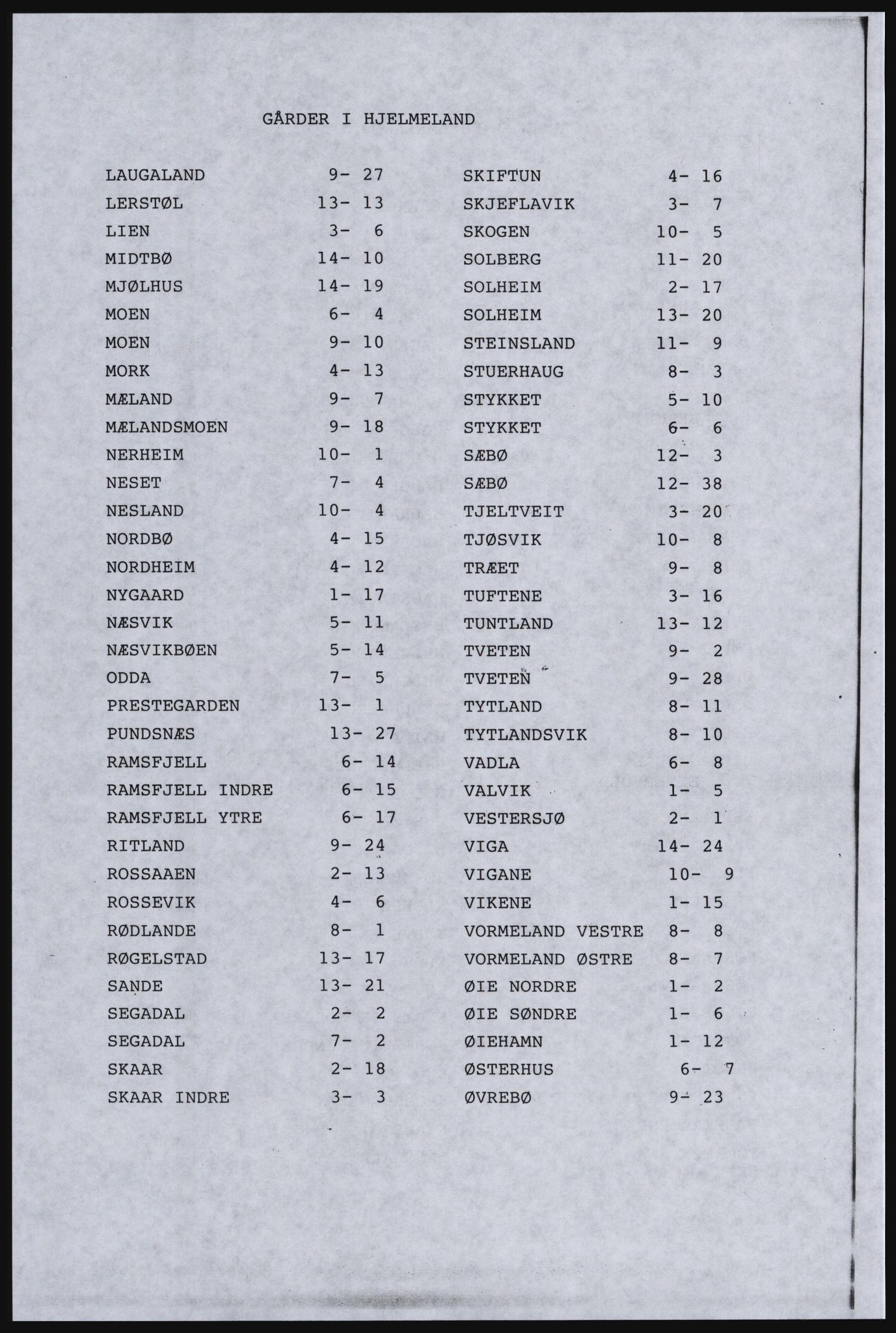 SAST, Copy of 1920 census for Inner Ryfylke, 1920, p. 34